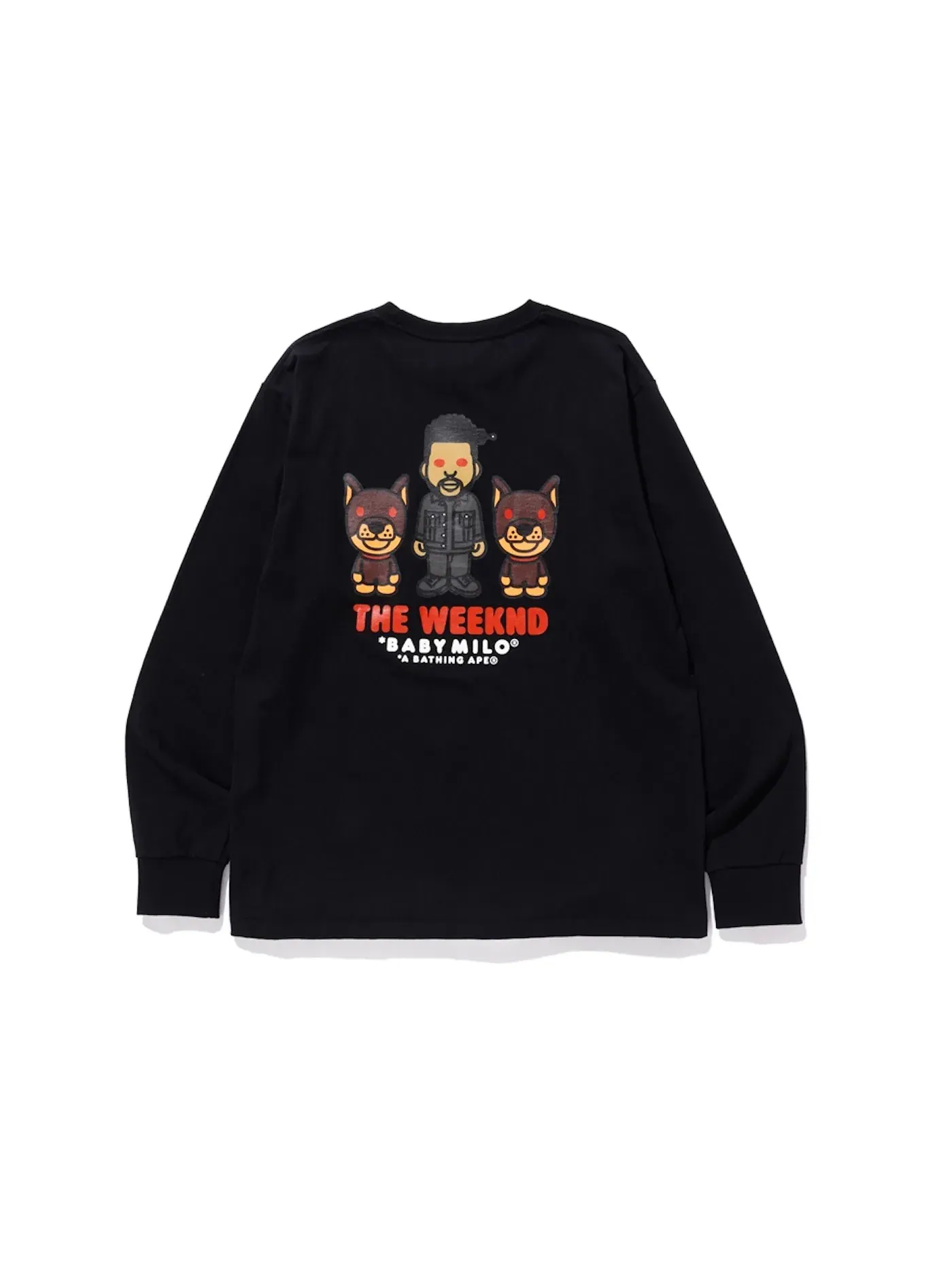 Мужская футболка с длинным рукавом BAPE x XO The Weeknd — изображение 2 из 2, черный