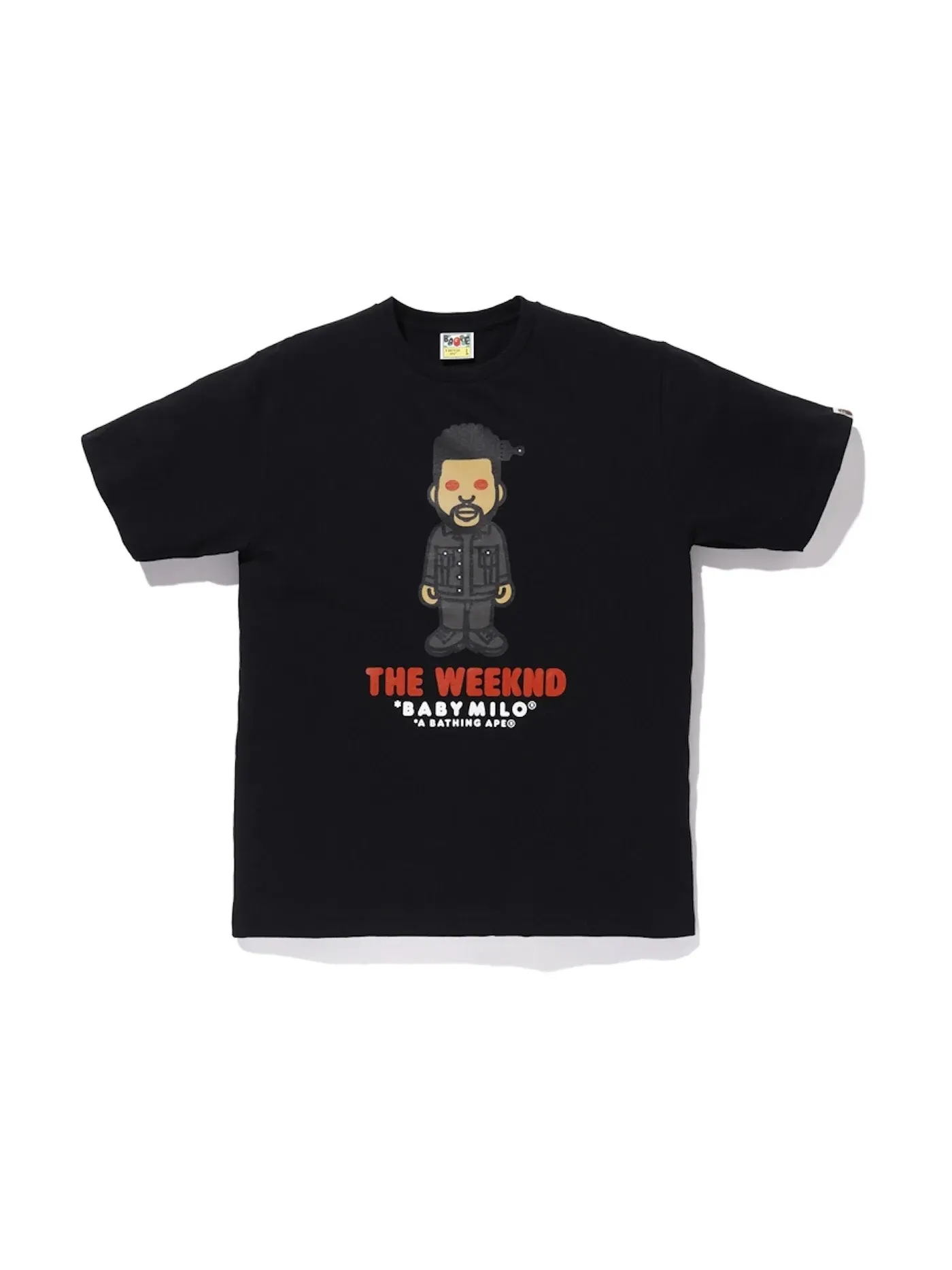 Мужская футболка с принтом BAPE x XO The Weeknd Tee — изображение 1 из 2, черный