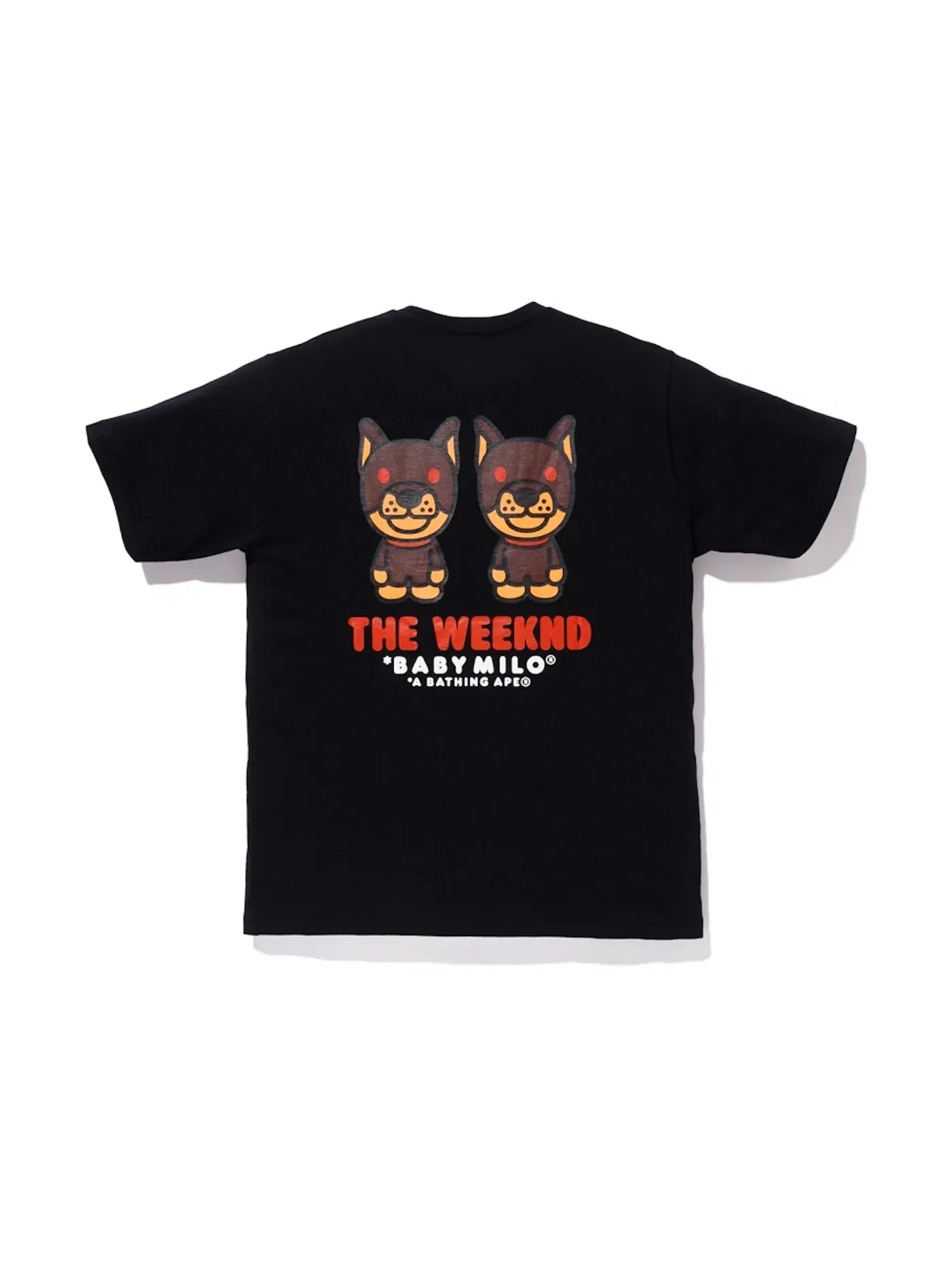 Мужская футболка с принтом BAPE x XO The Weeknd Tee — изображение 2 из 2, черный