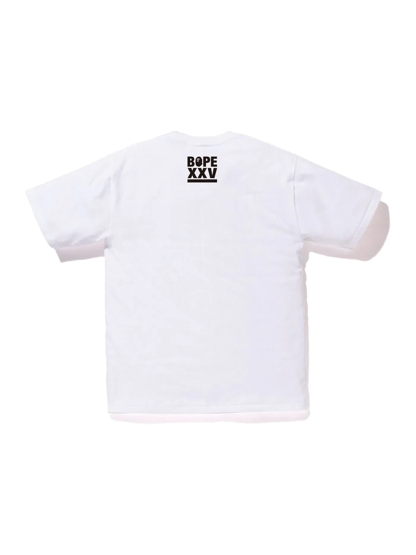 Мужская футболка с принтом BAPE XXV Cities Camo Ape Head Tee BAPE — изображение 2 из 2, белый/зеленый