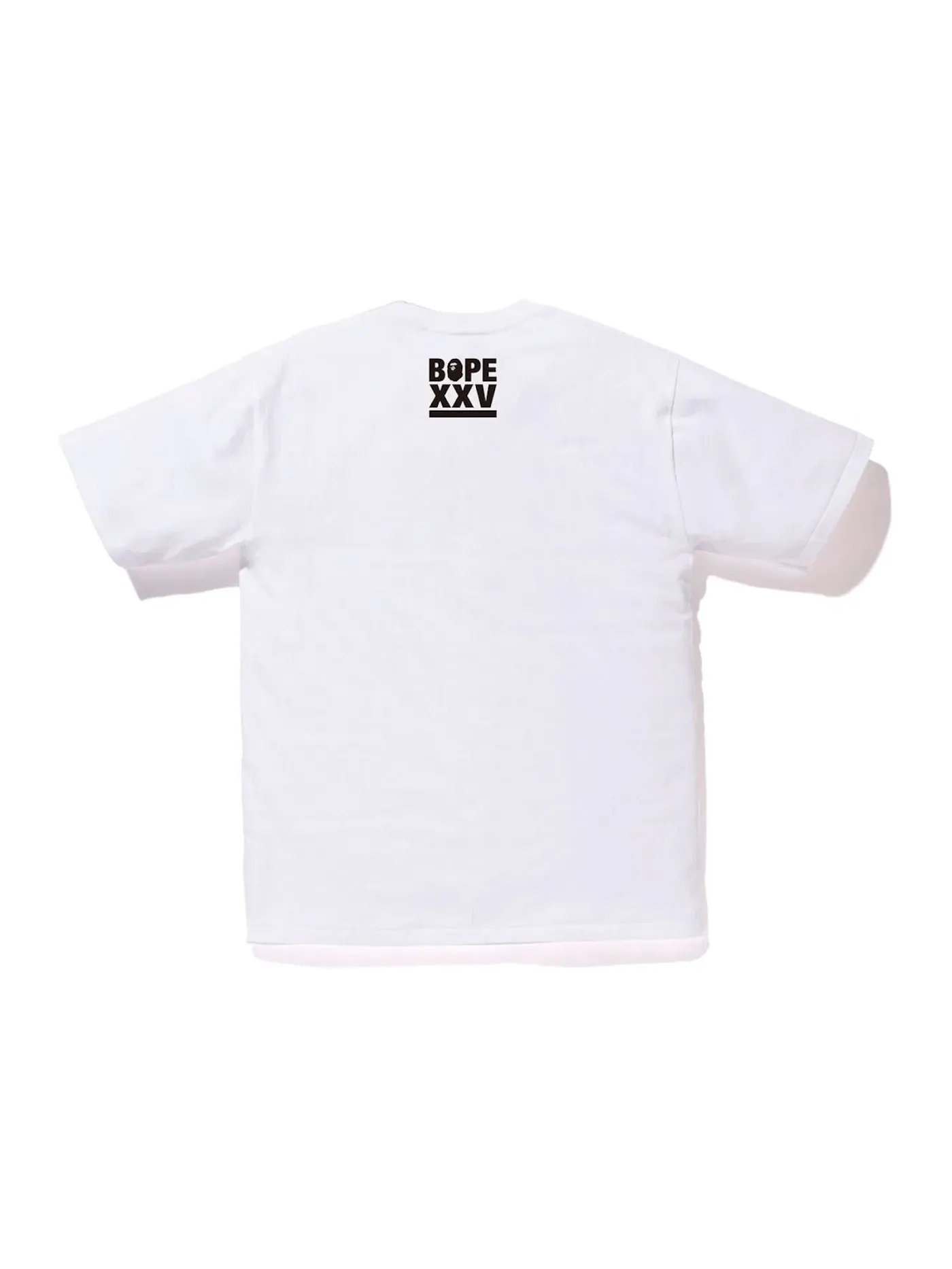 Мужская футболка с принтом BAPE XXV Cities Camo Logo Tee BAPE — изображение 2 из 2, белый розовый