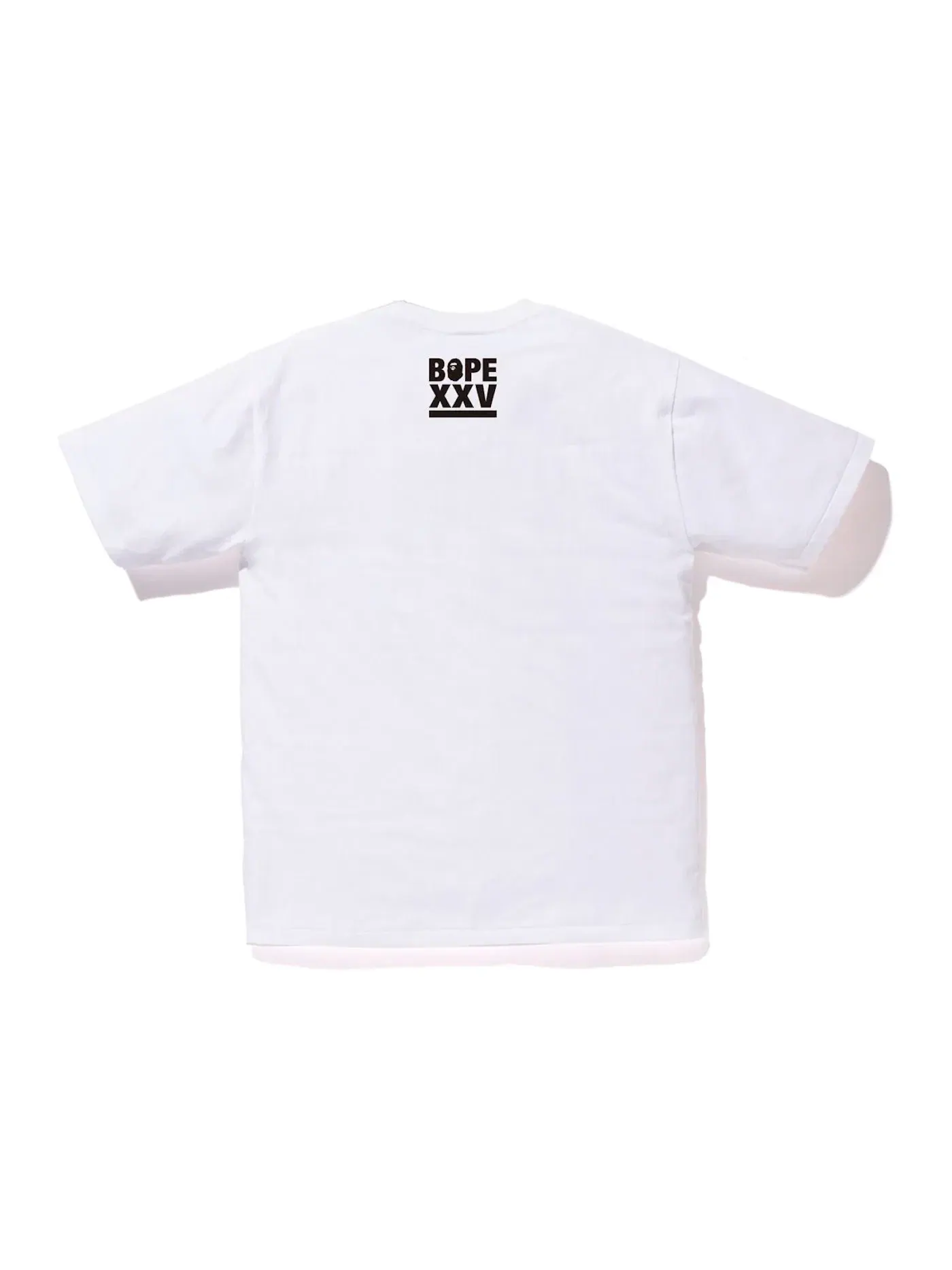 Мужская футболка с принтом BAPE XXV Cities Camo Logo Tee — изображение 2 из 2, белый/красный