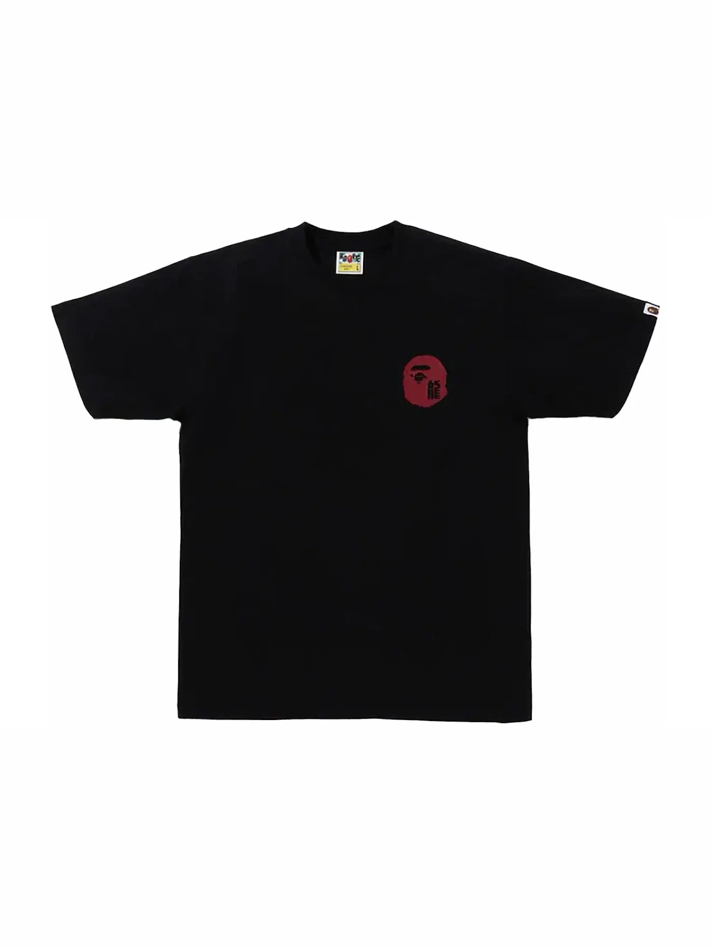 Мужская футболка с принтом BAPE Year Of Dragon Ape Face Tee — изображение 1 из 1, черный