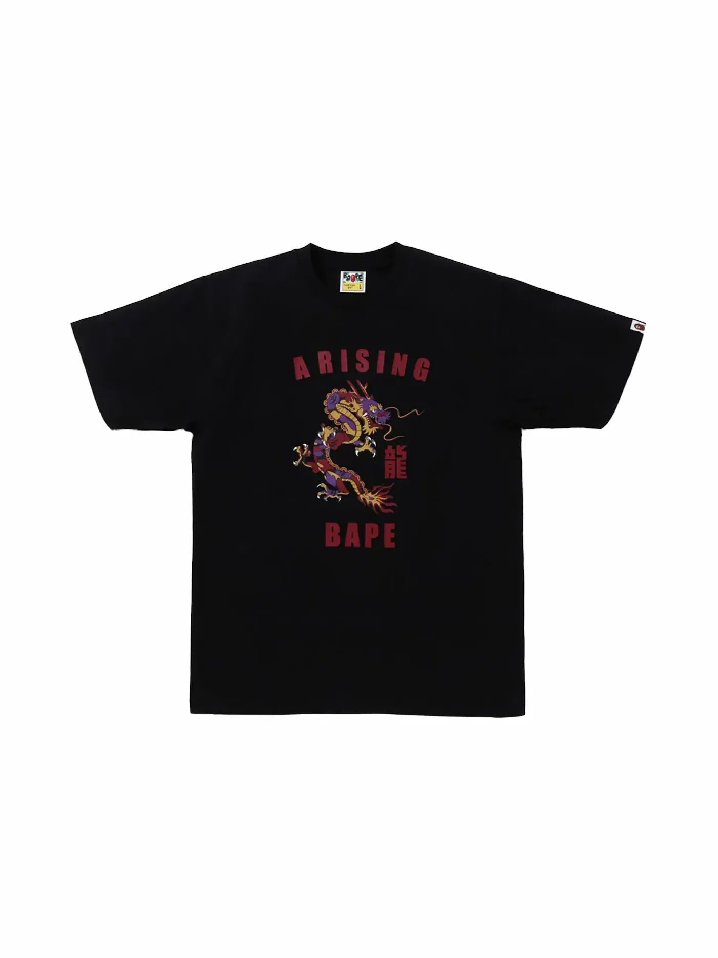 Мужская футболка с принтом BAPE Tee BAPE — изображение 1 из 1, черный