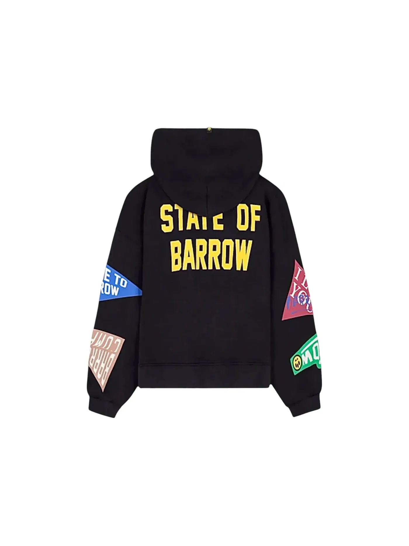 Мужская худи с логотипом Barrow — изображение 2 из 2, черный