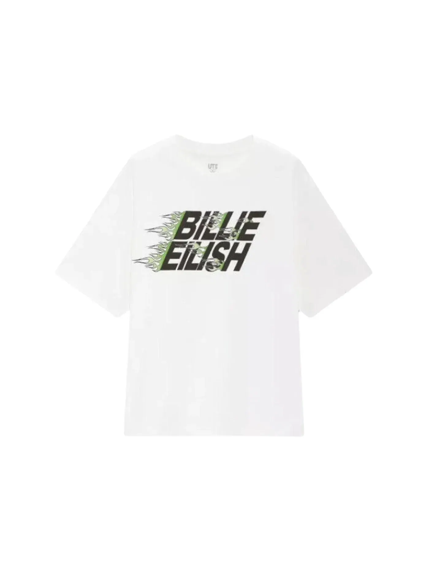 Мужская футболка с принтом Flame Tee Billie Eilish — изображение 1 из 1, белый