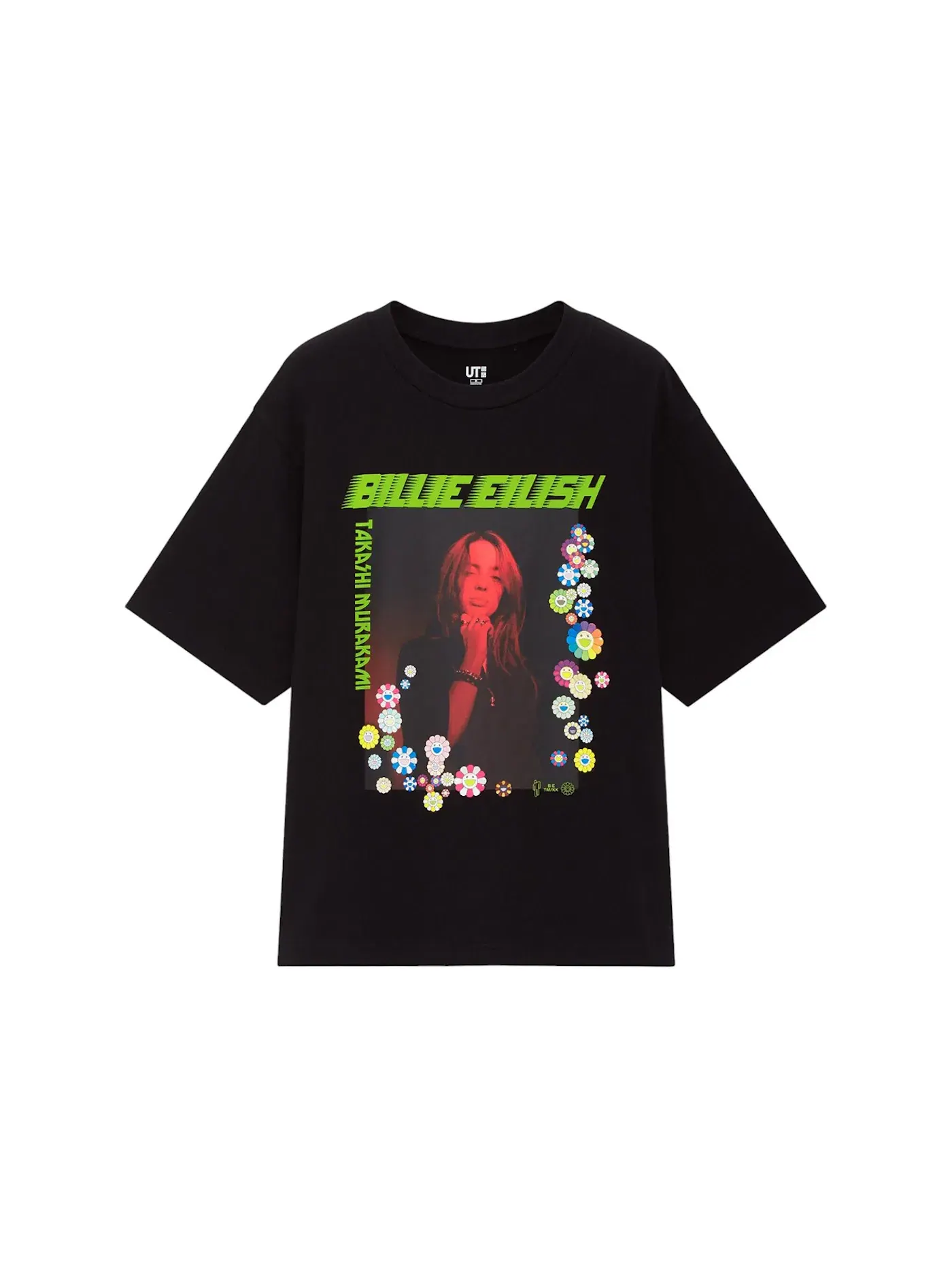 Женская футболка с принтом Billie Eilish x Takashi Murakami x Uniqlo Photo Tee (Asia Sizing)