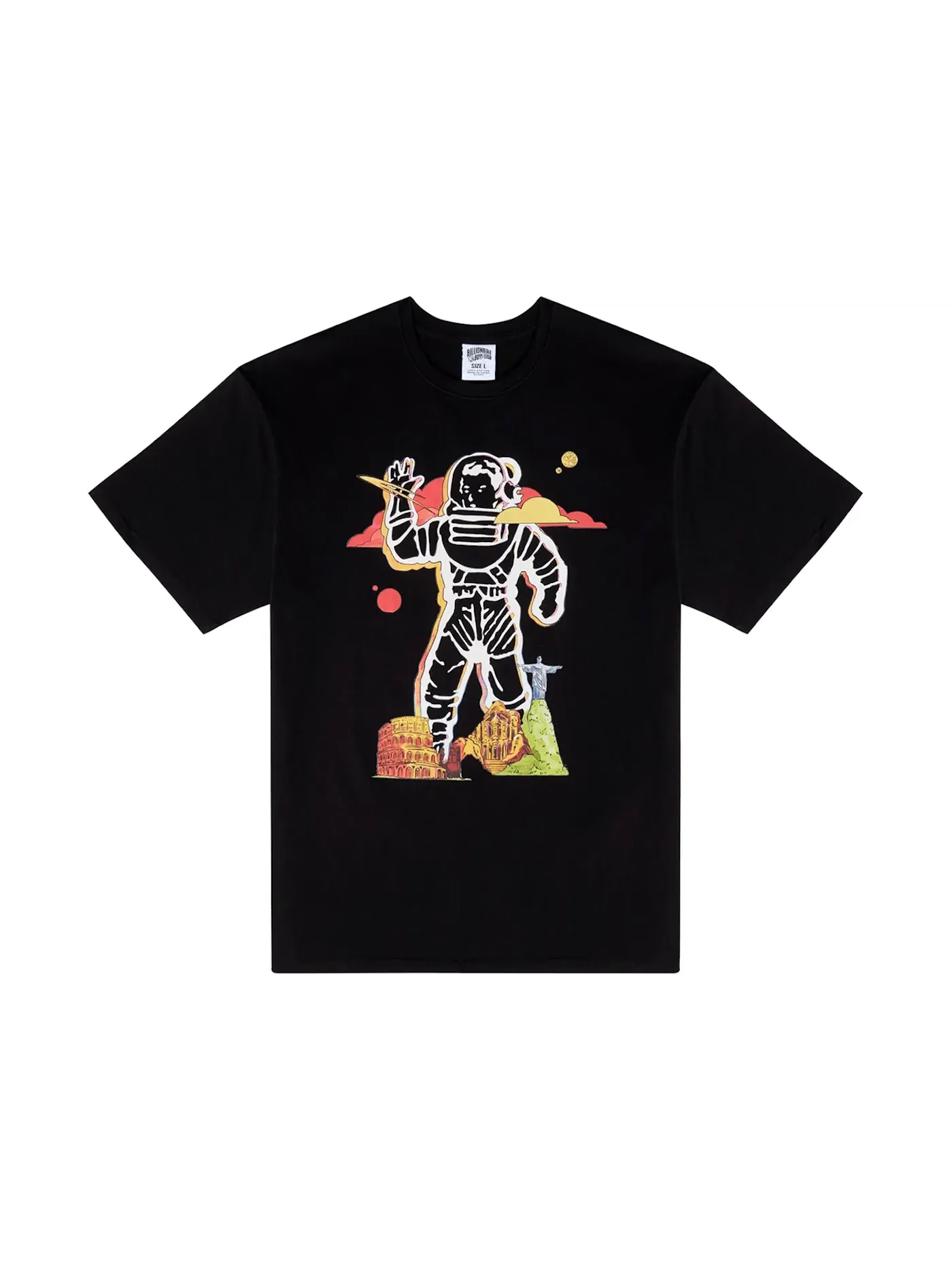 Мужская футболка с принтом Astro Wonder Tee Billionaire Boys Club — изображение 1 из 2, черный