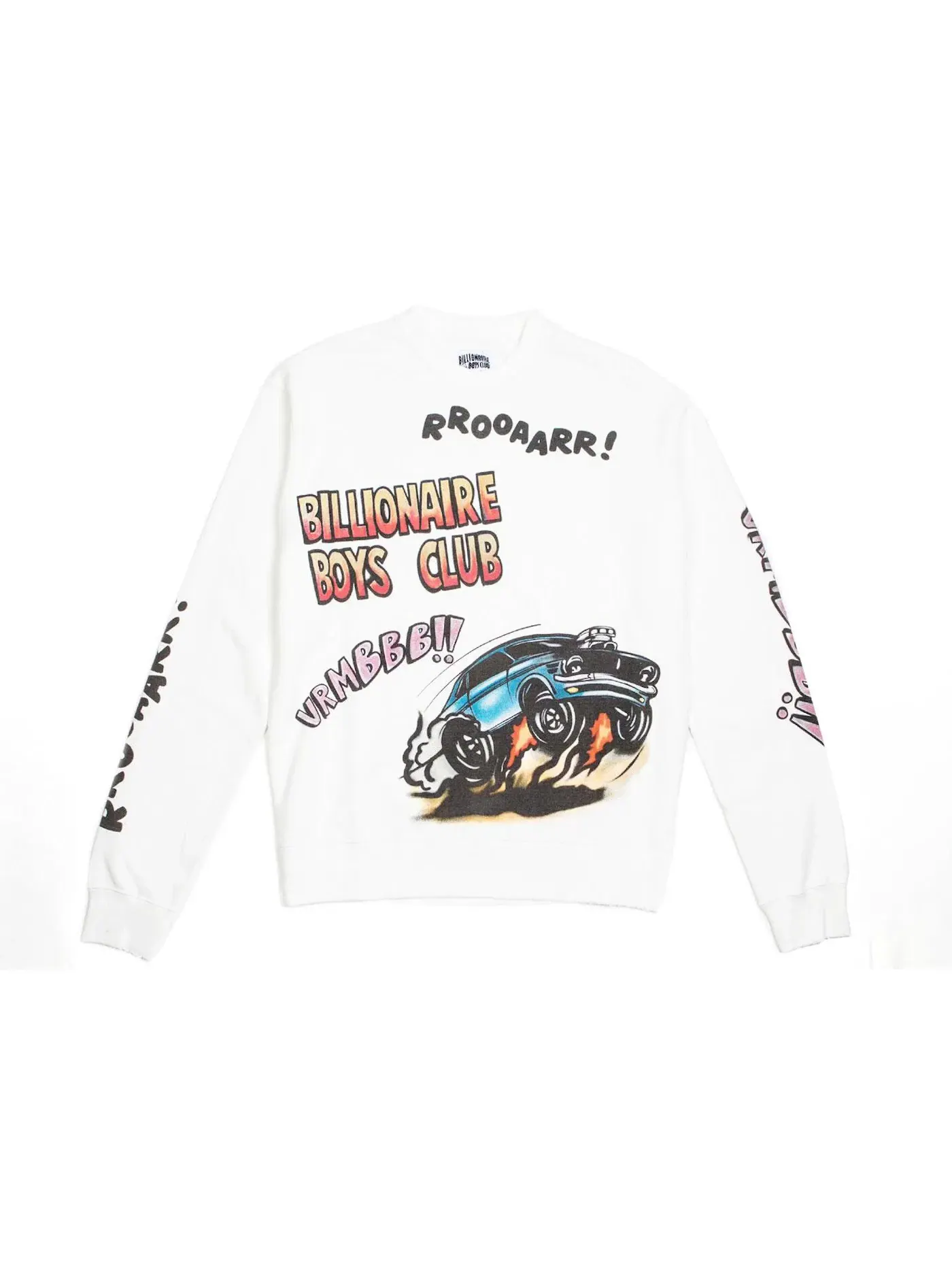 Мужской свитер с принтом Sweater Billionaire Boys Club — изображение 1 из 1, белый