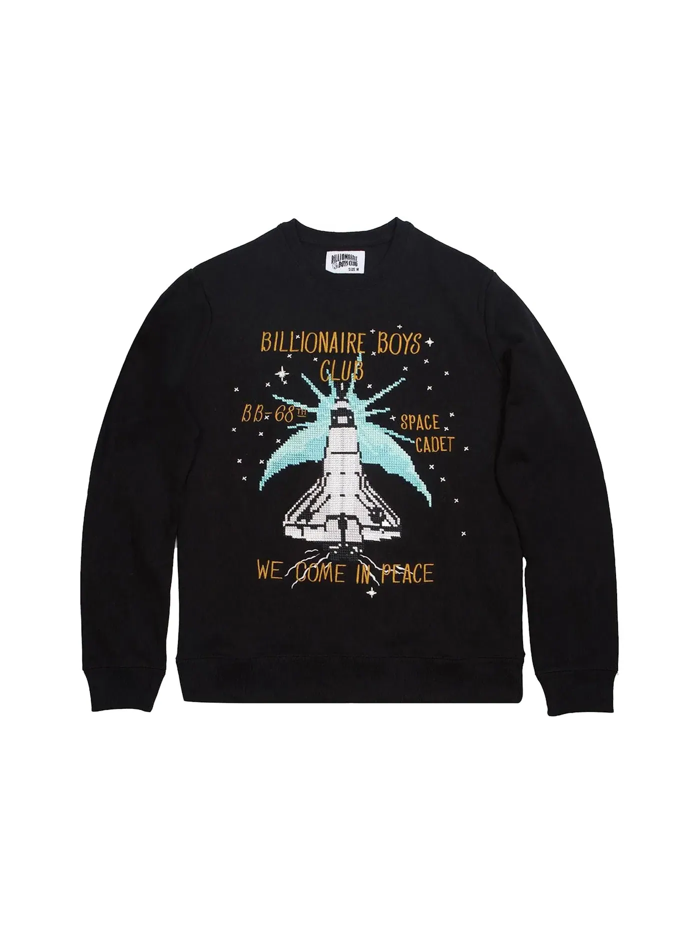 Мужской свитер с круглым вырезом BB Shuttle Billionaire Boys Club — изображение 1 из 1, черный