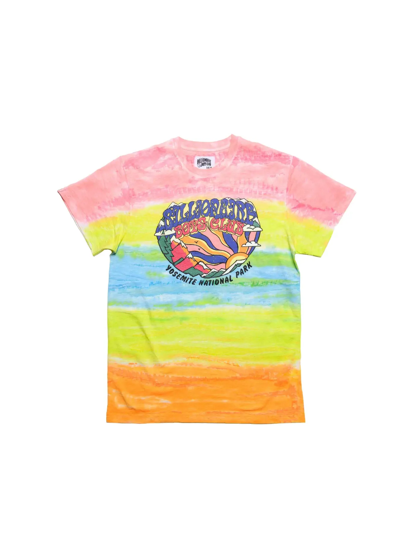 Мужская футболка с принтом Boulder Knit Tee Billionaire Boys Club — изображение 1 из 1, розовый/белый/мульти
