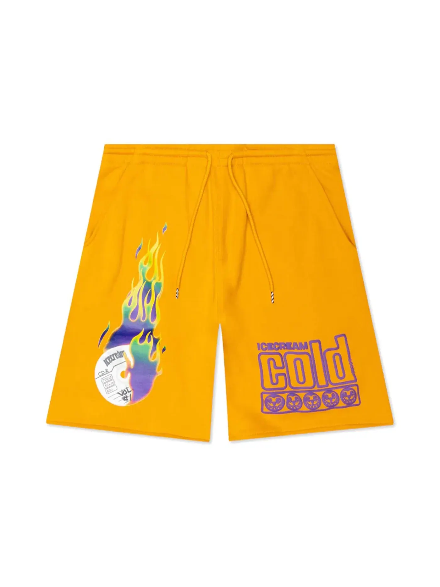 Мужские шорты с принтом Short Billionaire Boys Club — изображение 1 из 2, золотистый желтый