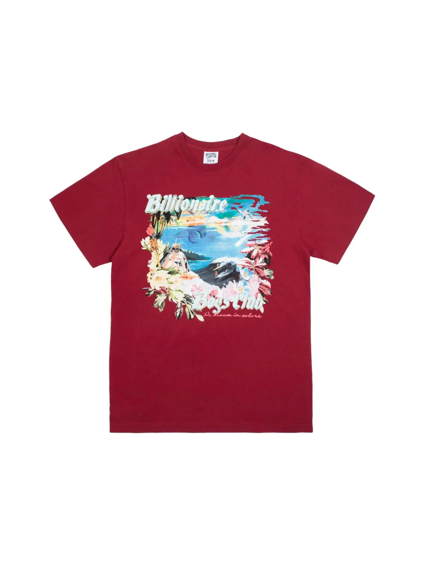 Мужская футболка с принтом Island Knit Tee Billionaire Boys Club — изображение 1 из 1, красный