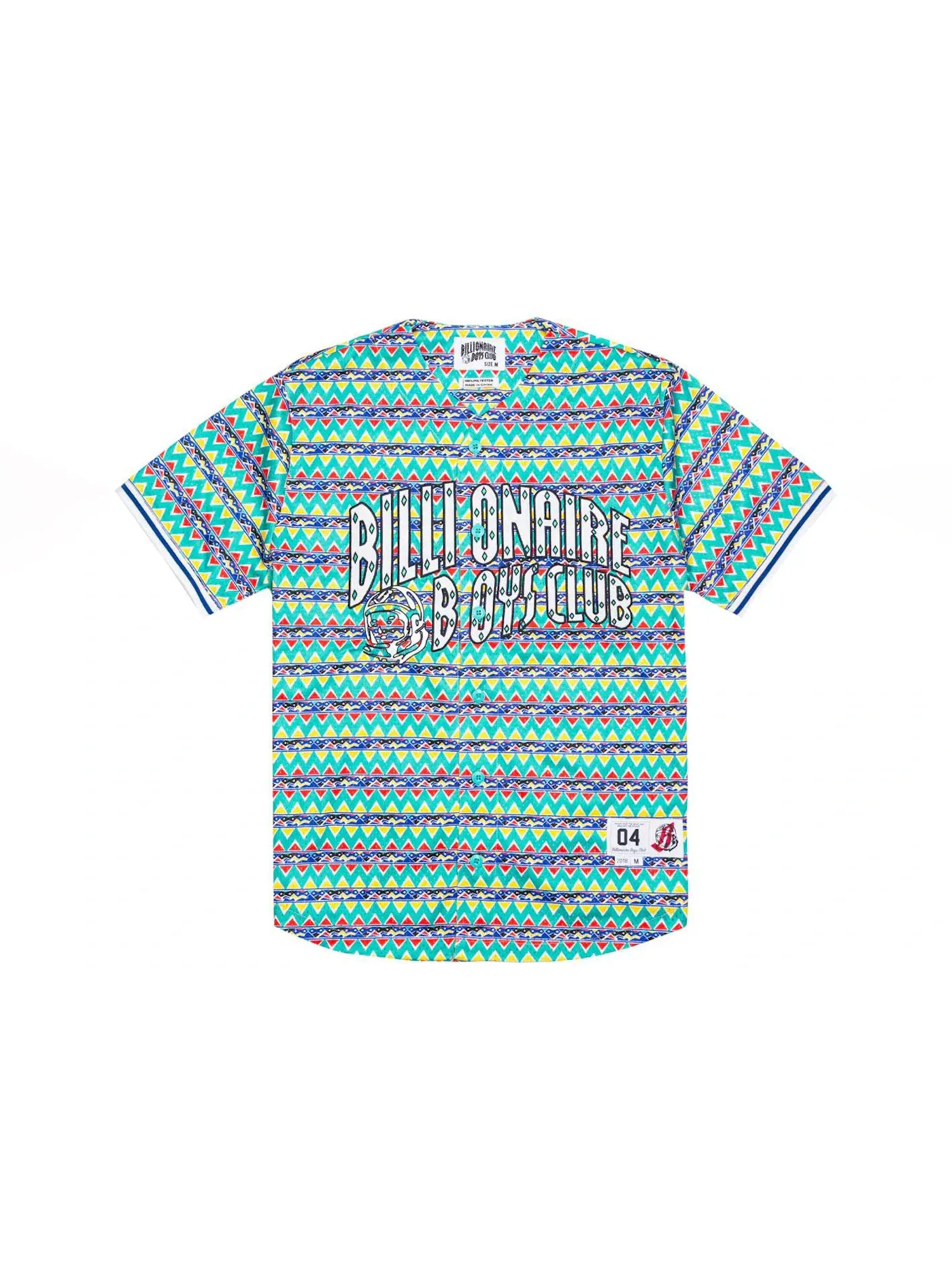 Мужская джерси с принтом Jersey Billionaire Boys Club — изображение 1 из 1, зеленый белый