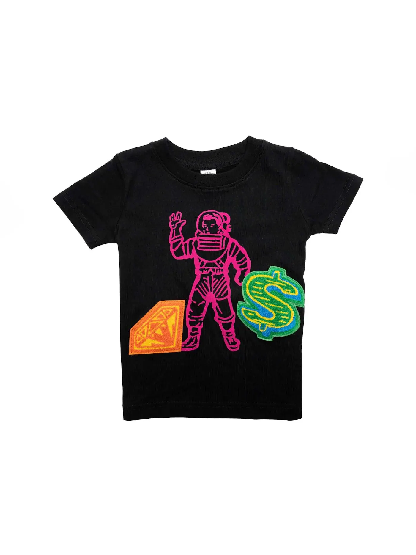 Детская футболка с принтом Astro Knit Billionaire Boys Club — изображение 1 из 1, черный