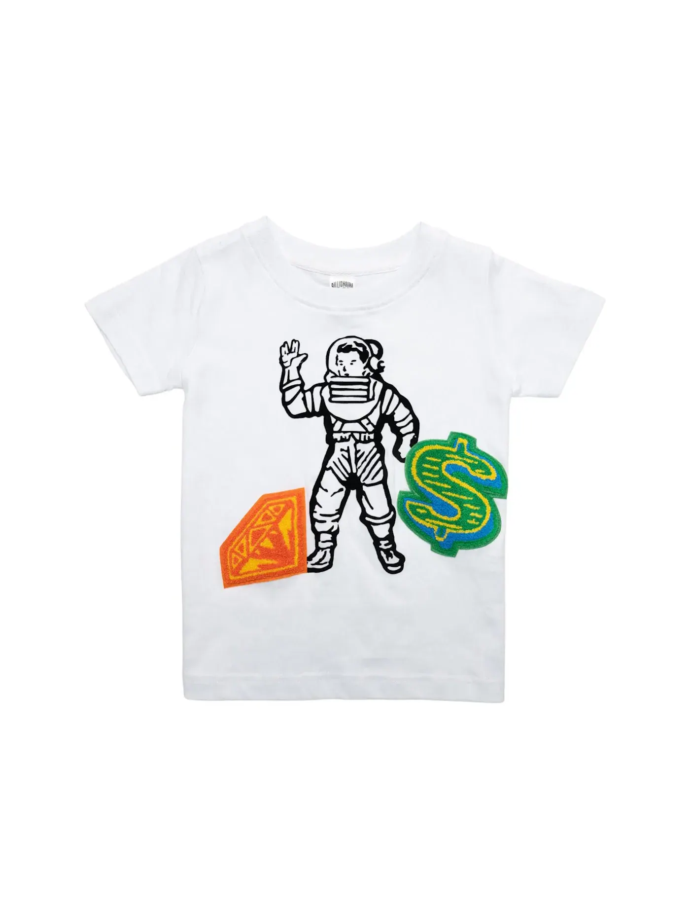 Детская футболка с принтом Astro Knit Tee Billionaire Boys Club — изображение 1 из 1, белый