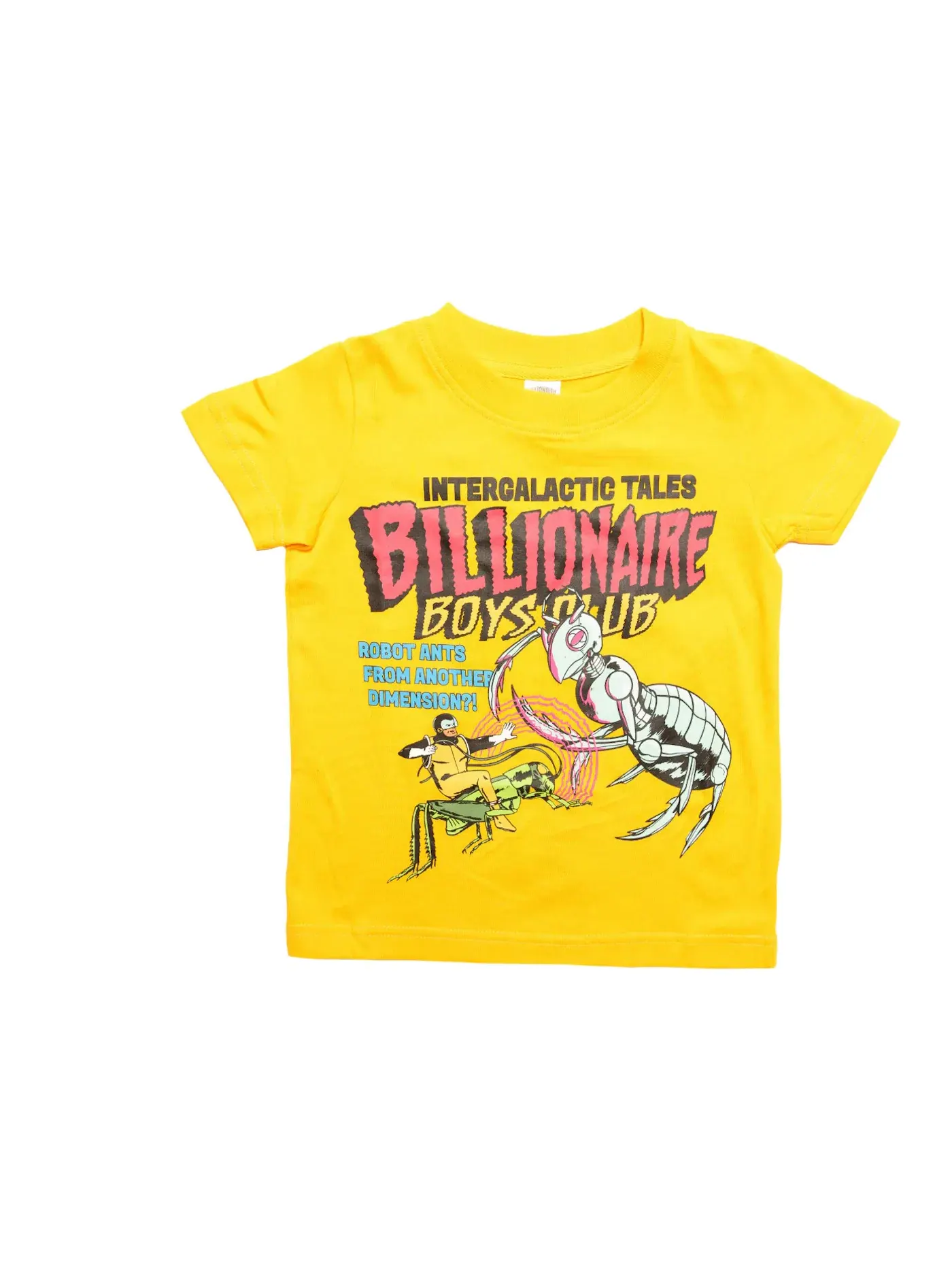 Детская футболка с принтом Fly Trap Tee Billionaire Boys Club — изображение 1 из 1, желтый