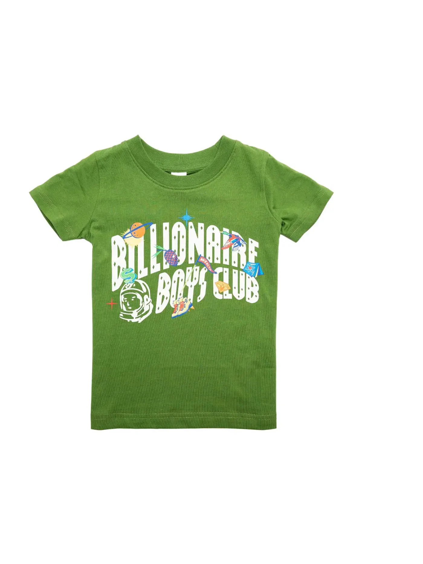 Детская футболка с принтом Billionaire Boys Club Tee — изображение 1 из 1, зеленый