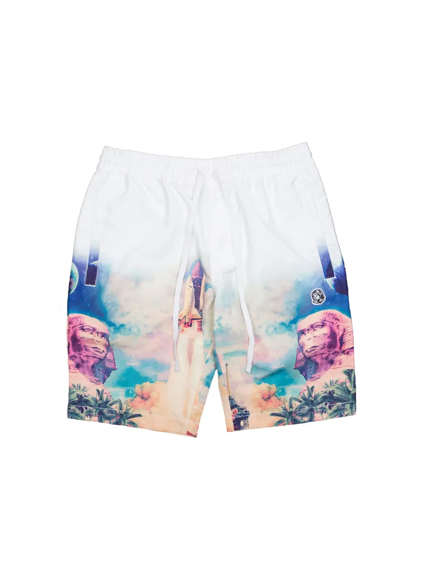 Мужские шорты с принтом Mirage Billionaire Boys Club — изображение 1 из 1, белый