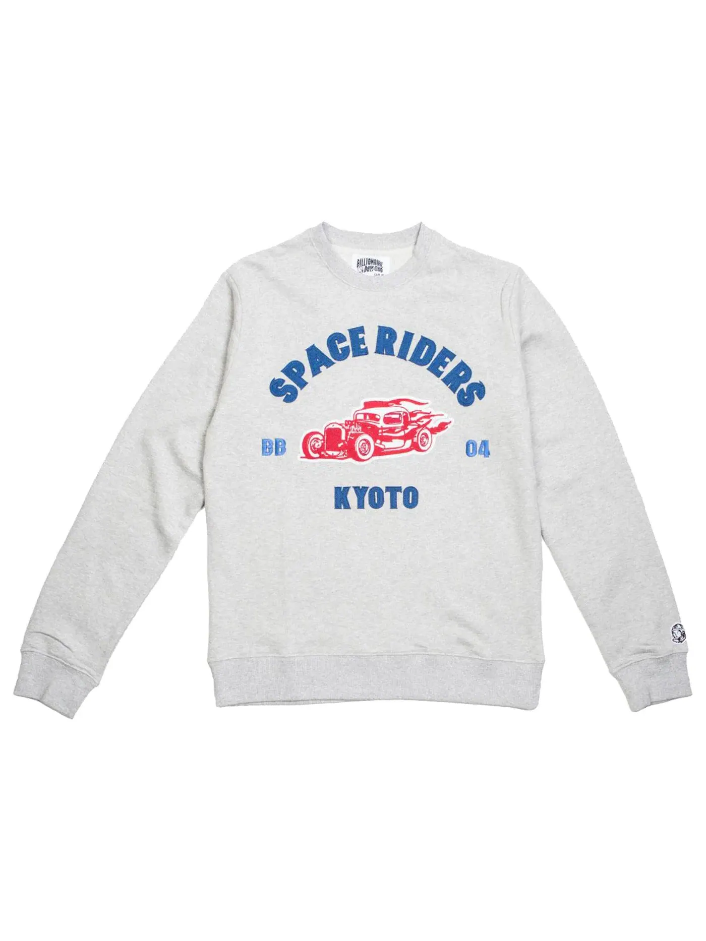 Мужской свитер с принтом Ride Or Fly Crew Sweater Billionaire Boys Club — изображение 1 из 1, серый