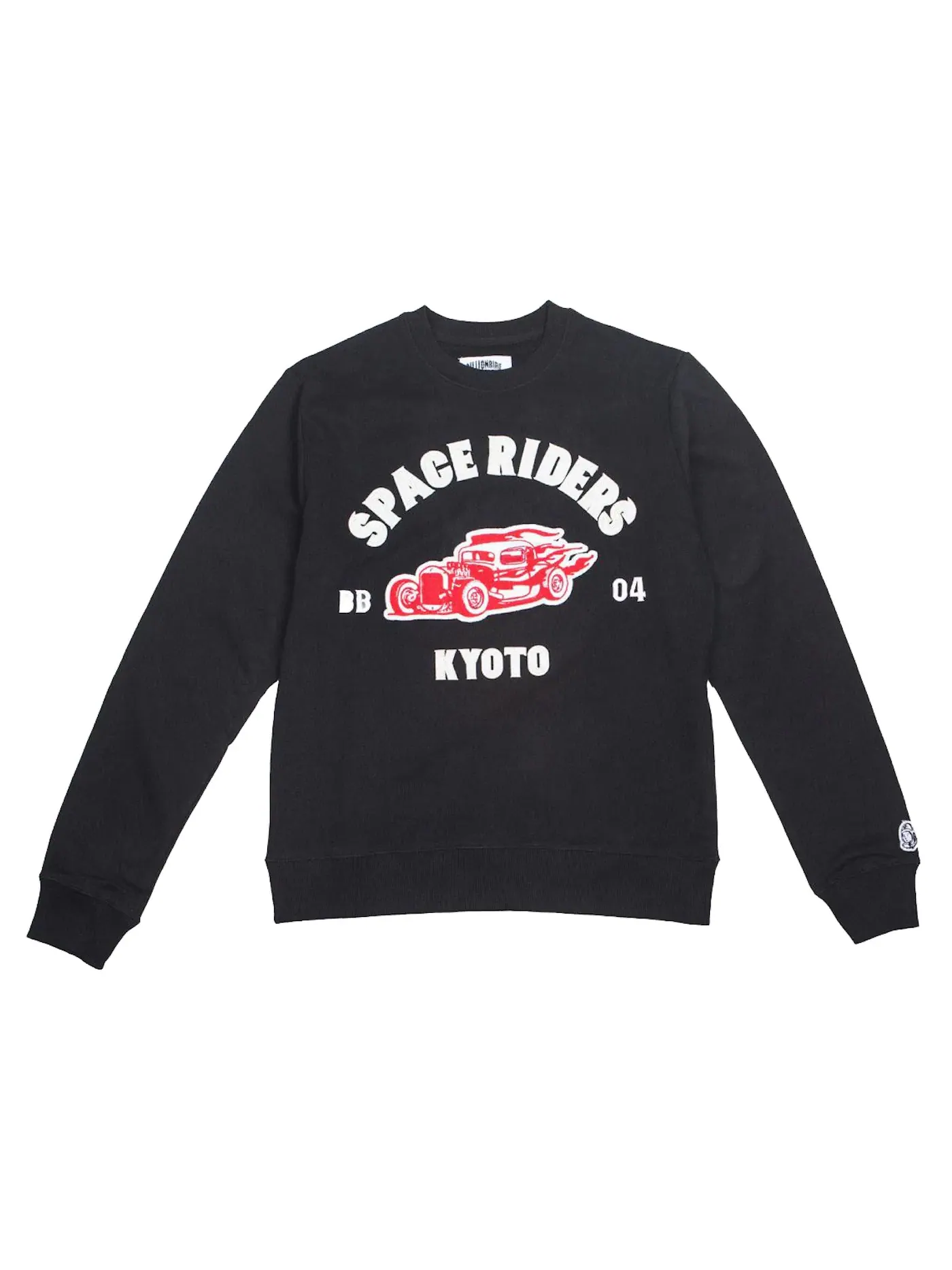 Мужской свитер с принтом Billionaire Boys Club Ride or Fly Crew Sweater — изображение 1 из 1, черный