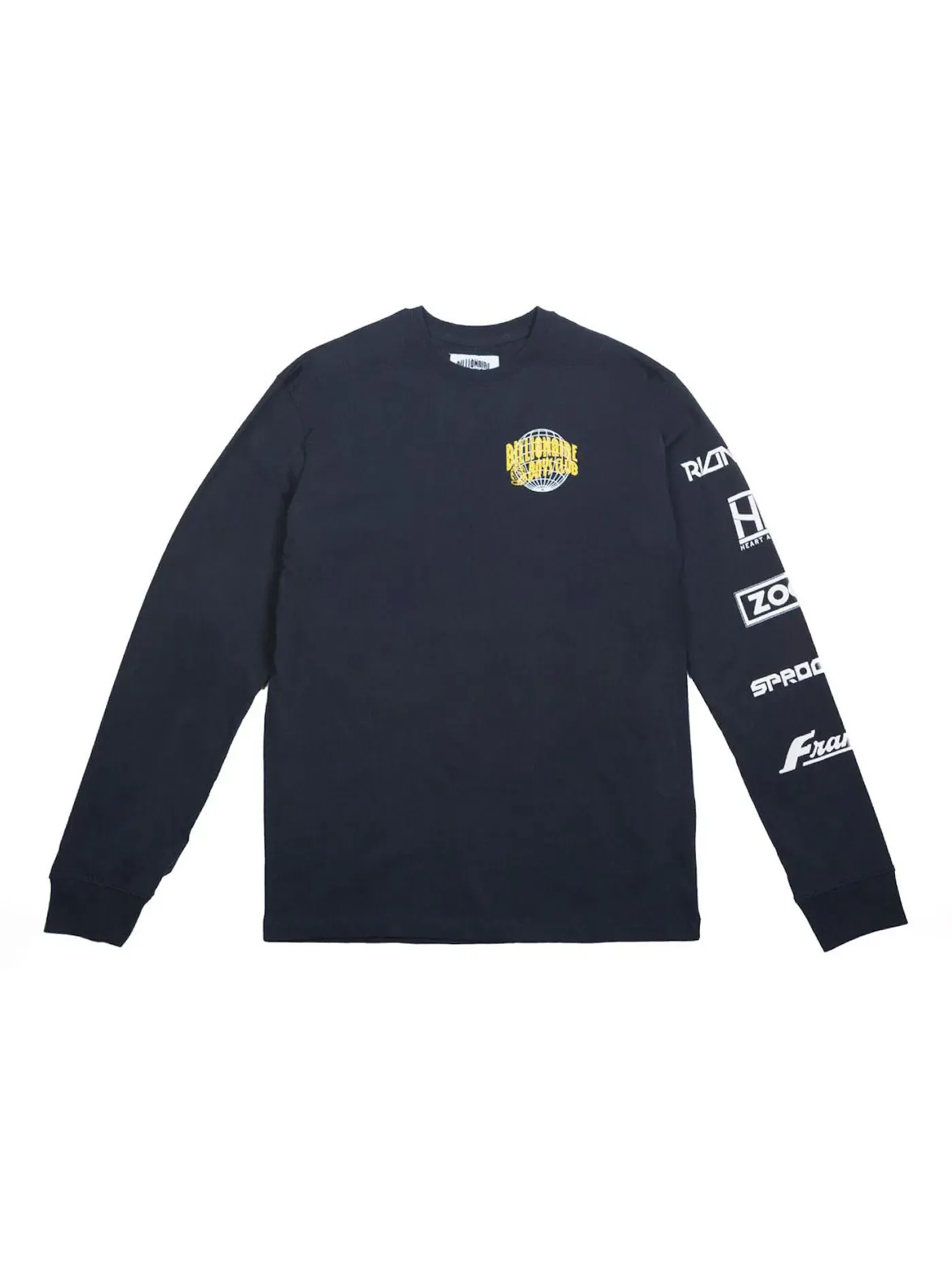 Мужская футболка с длинным рукавом World Tour L/S Tee Billionaire Boys Club — изображение 1 из 1, темно-синий
