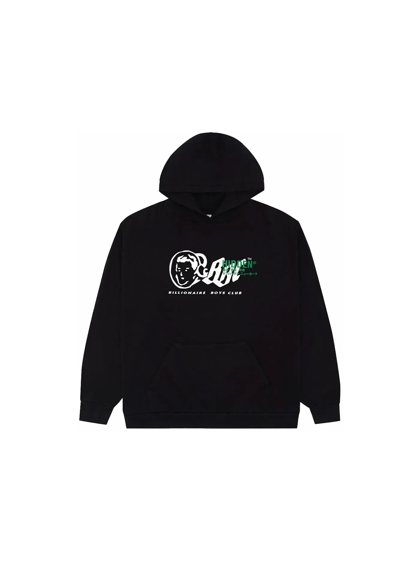 Мужской худи с принтом OG Logo Billionaire Boys Club — изображение 1 из 2, черный