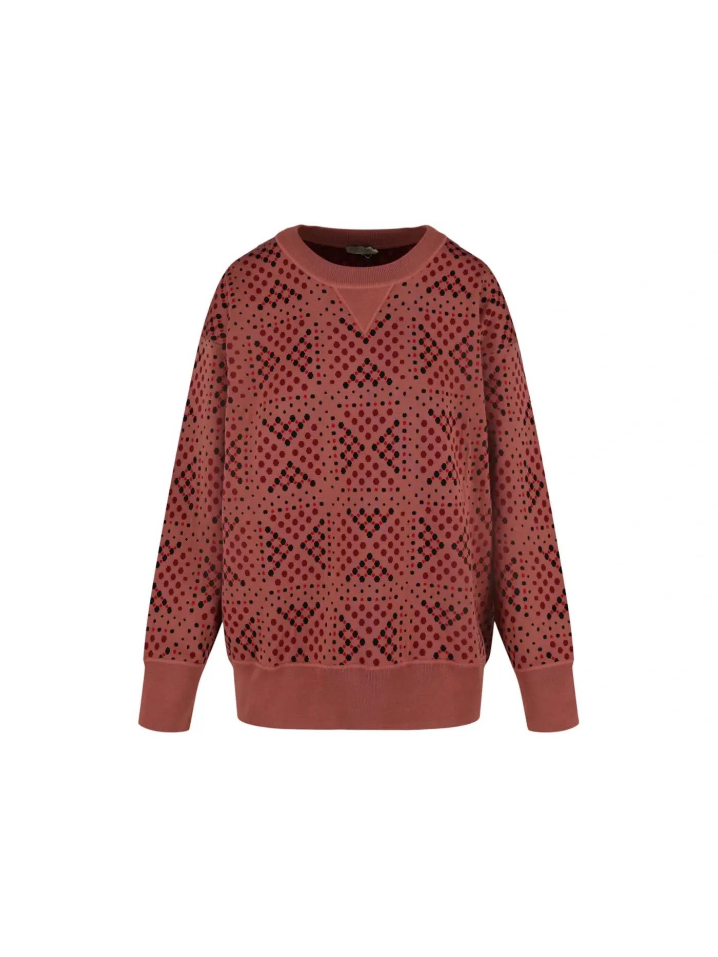 Женский свитшот с принтом Sweatshirt Bottega Veneta — изображение 1 из 3, розовый