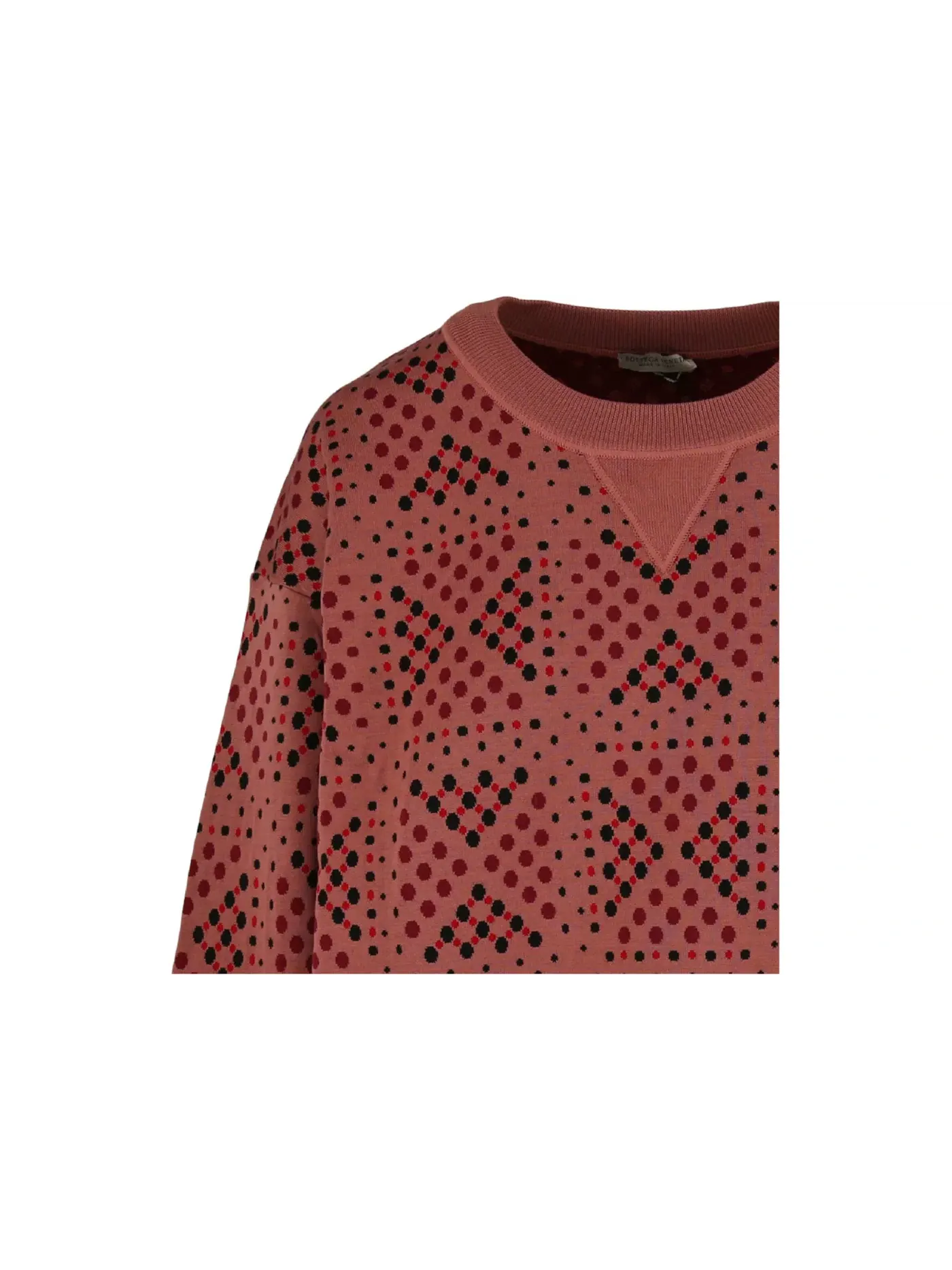 Женский свитшот с принтом Sweatshirt Bottega Veneta — изображение 3 из 3, розовый