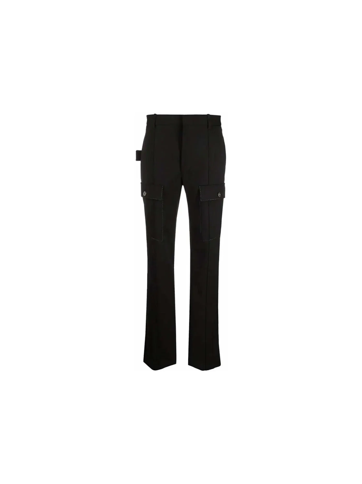 Женские брюки с высокой посадкой Trousers Bottega Veneta — изображение 1 из 1, черный