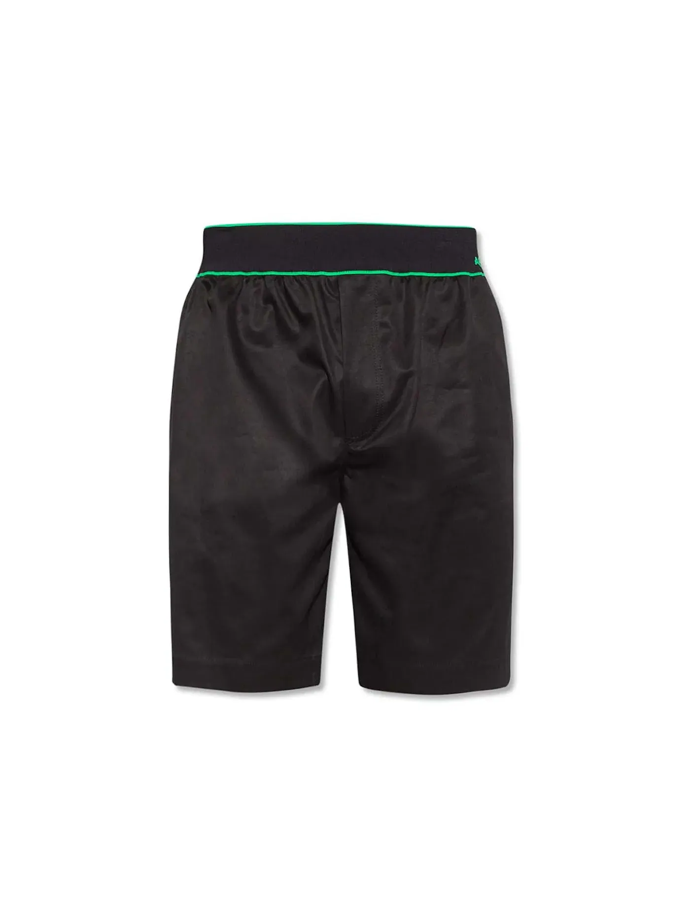 Мужские шорты с логотипом Shorts Bottega Veneta — изображение 1 из 1, черный/зеленый