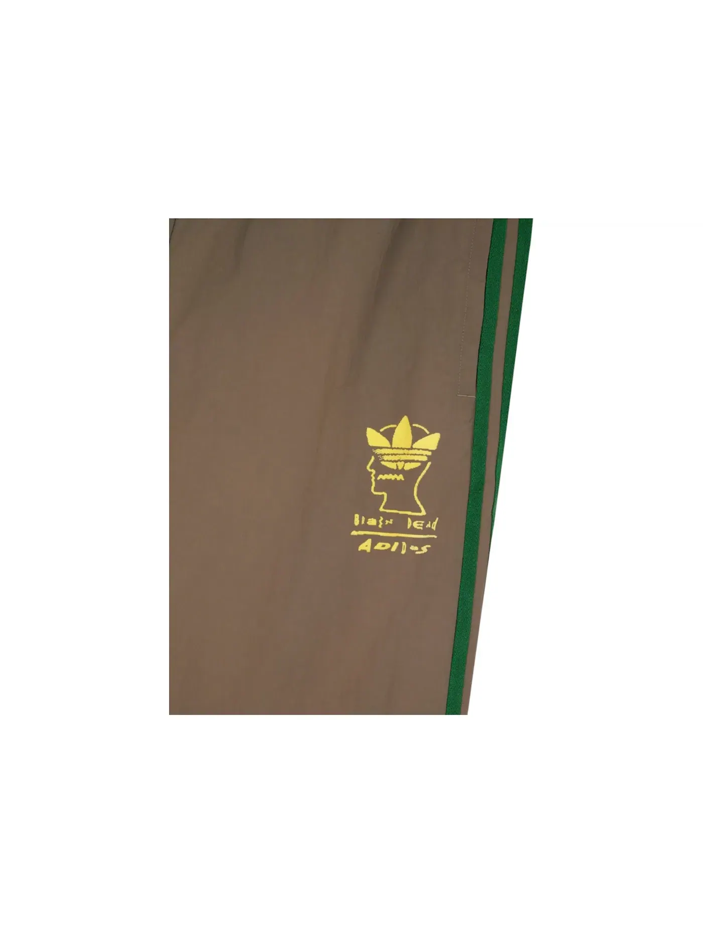 Мужские штаны спортивные с принтом Brain Dead x Adidas Track Pant Brown — изображение 2 из 2, коричневый