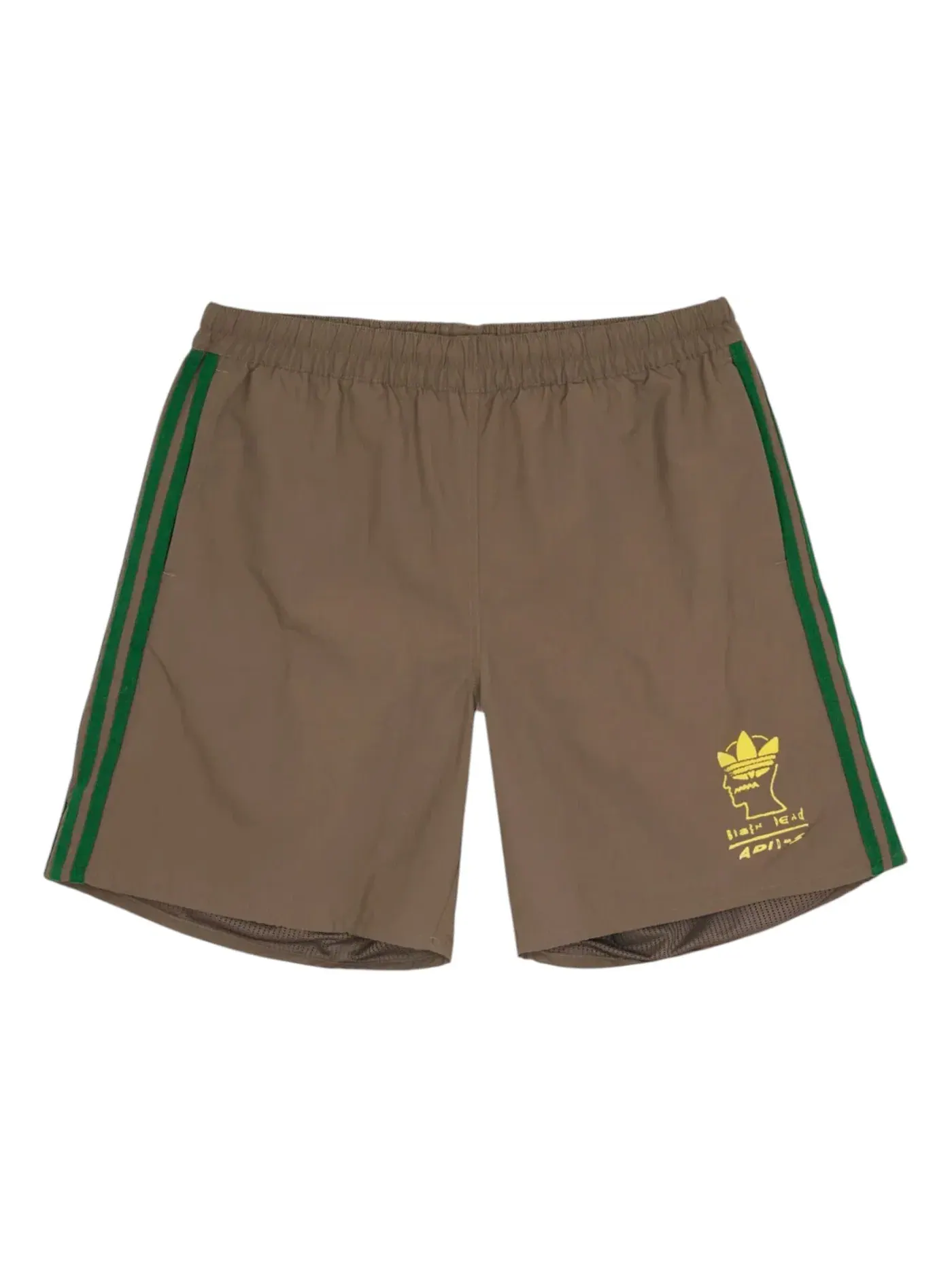 Мужские шорты с принтом Brain Dead x Adidas Shorts — изображение 1 из 2, коричневый