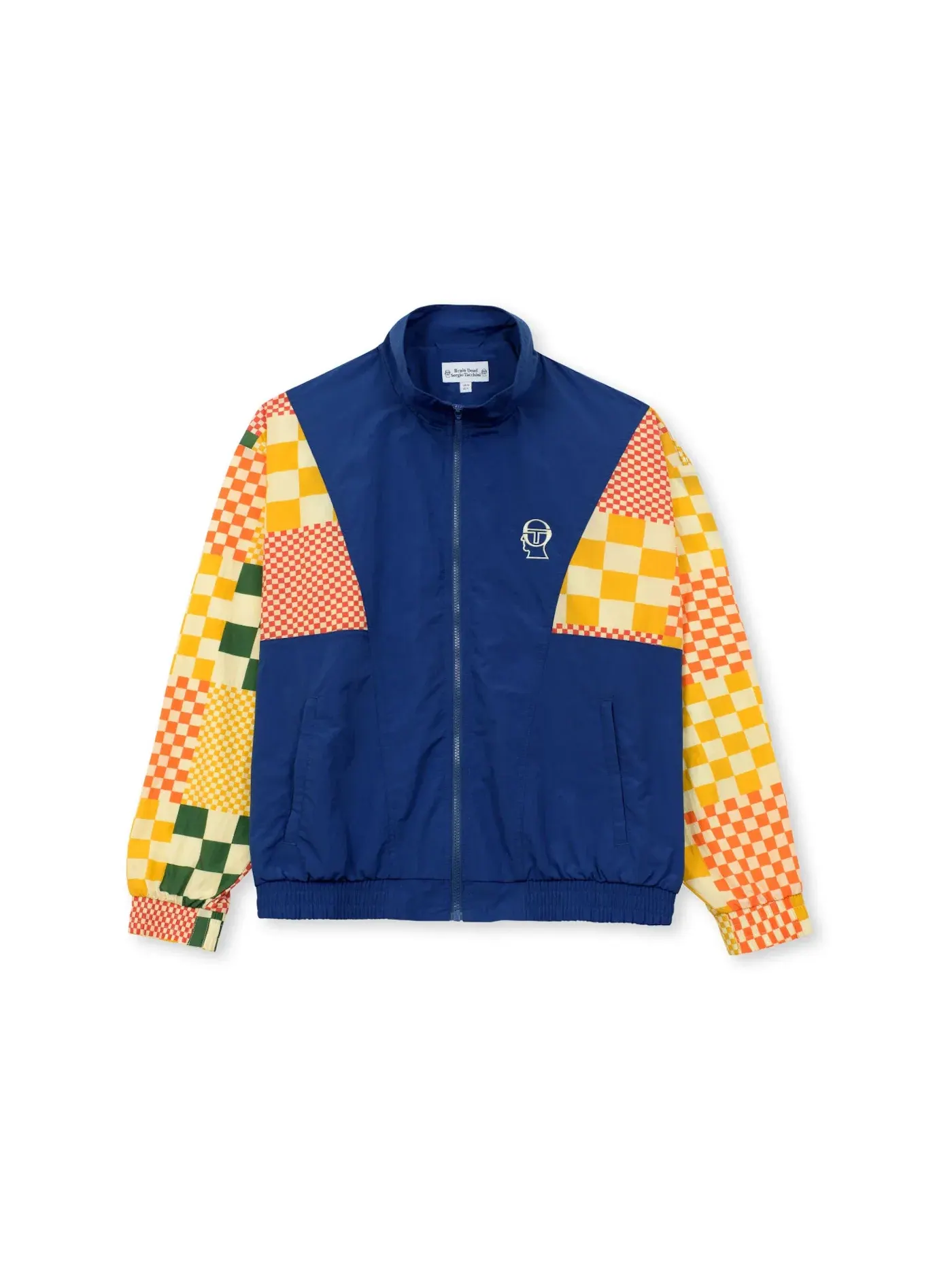 Мужской спортивный костюм из нейлона Brain Dead x Sergio Tacchini Tracksuit — изображение 1 из 1, темно-синий