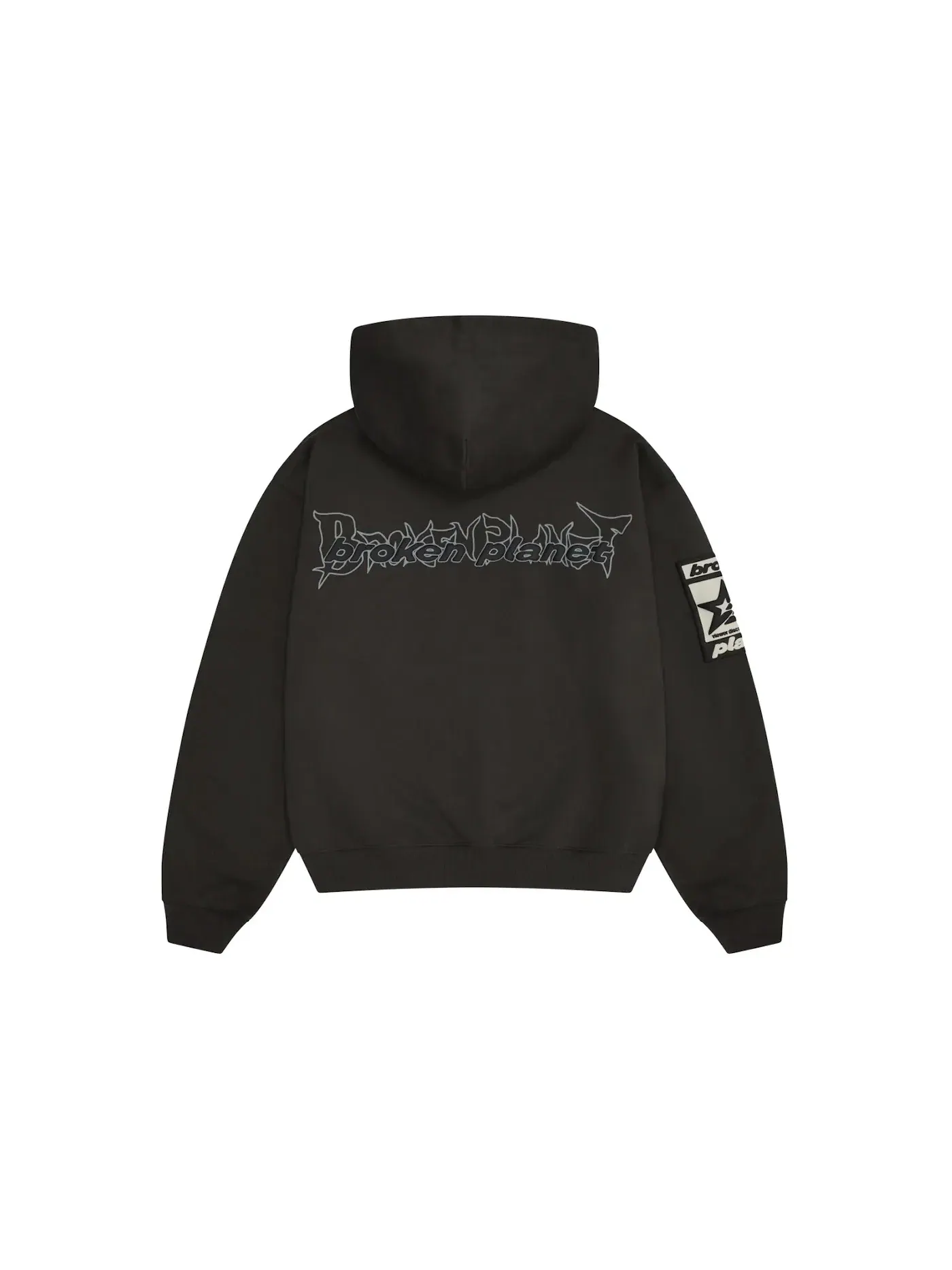 Мужской худи Broken Planet Hoodie — изображение 2 из 2, черный