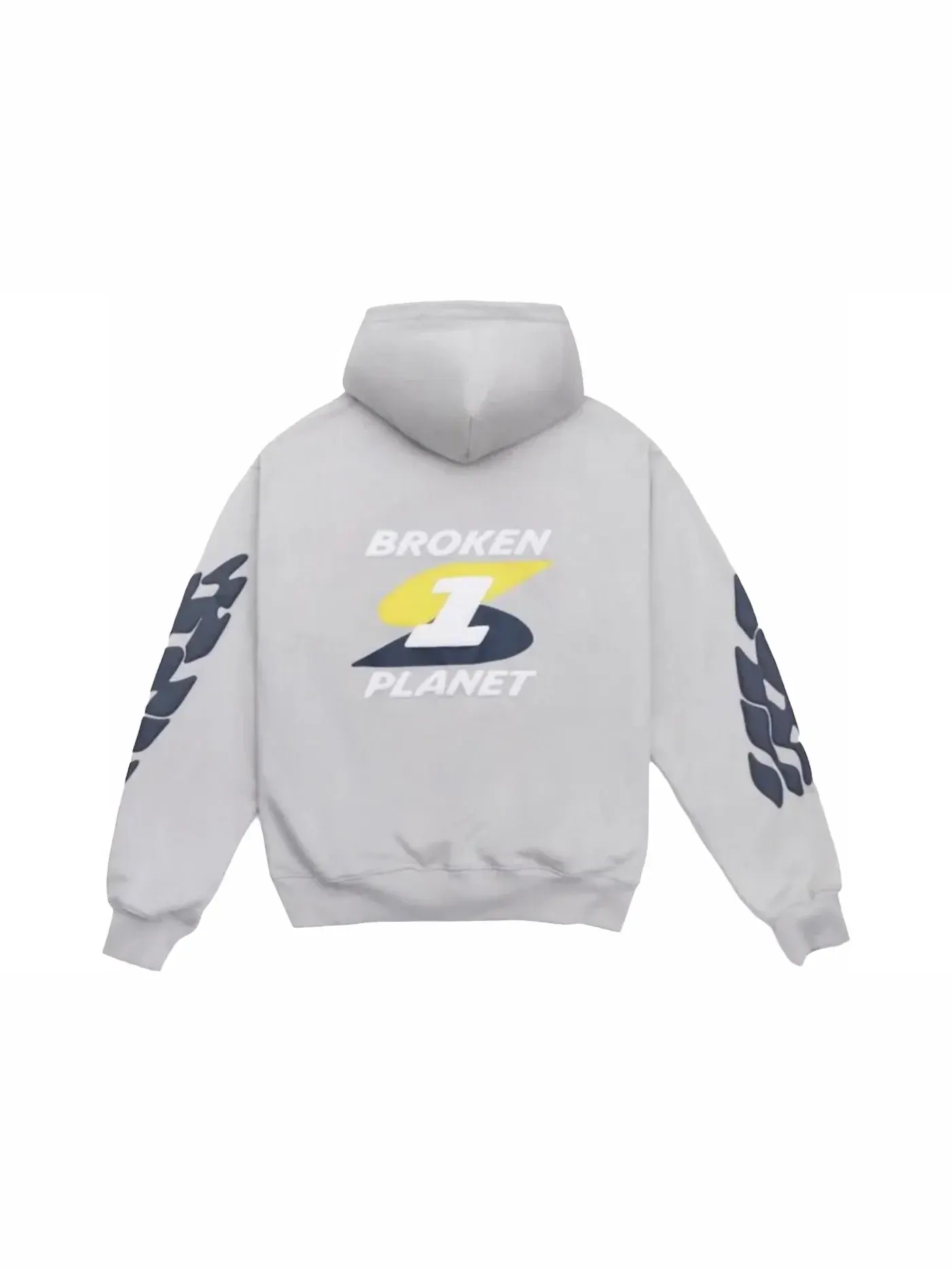 Мужской худи Broken Planet Beyond The Limits Hoodie — изображение 2 из 2, серый