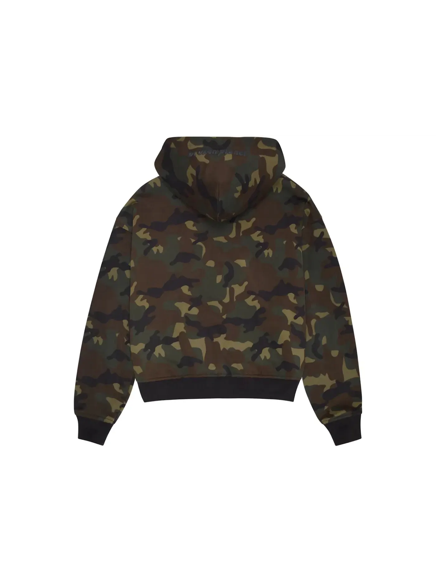 Мужская худи с принтом Broken Planet Hoodie — изображение 2 из 2, зеленый