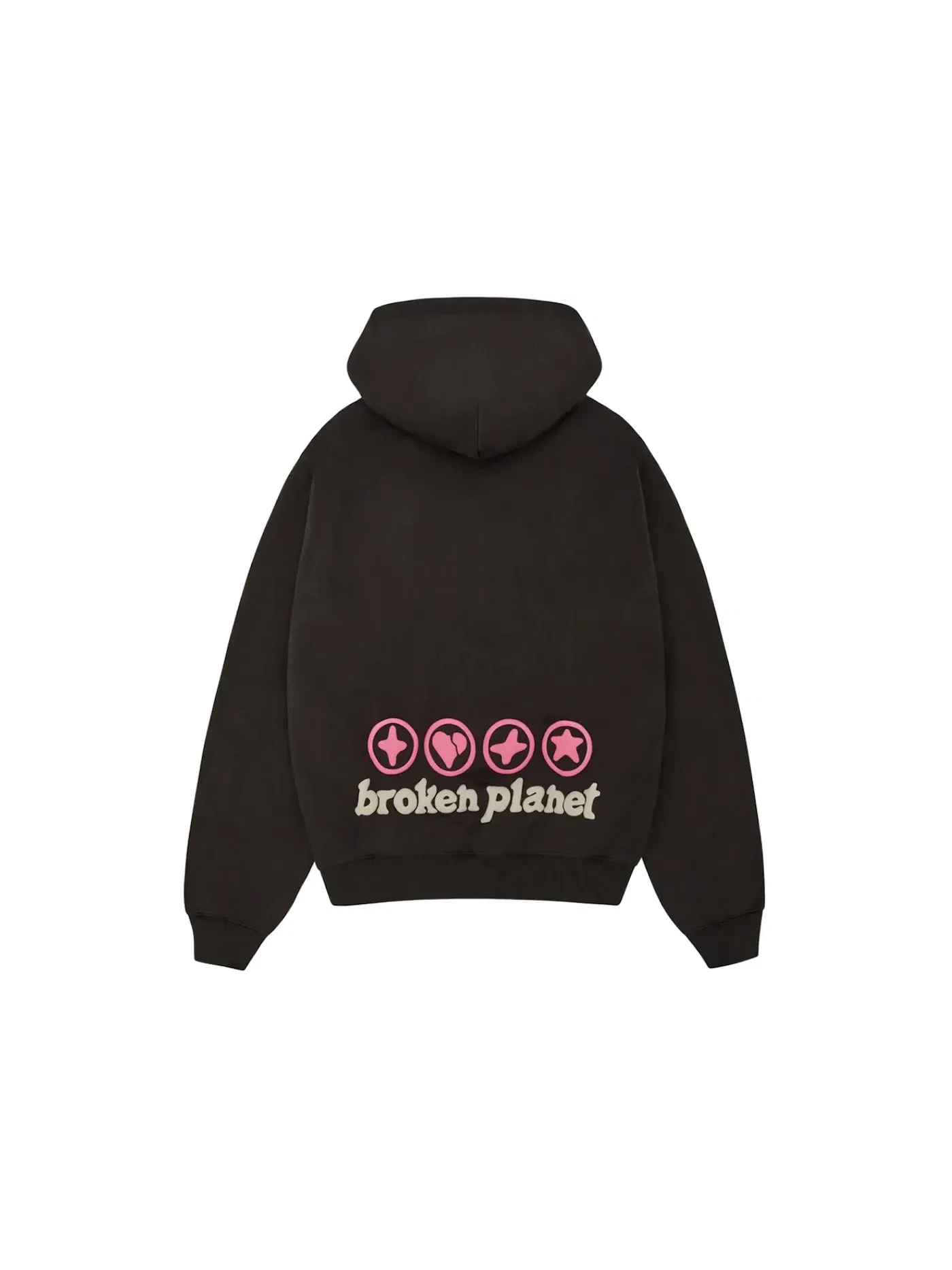 Мужская худи Broken Planet Hoodie — изображение 2 из 2, черный