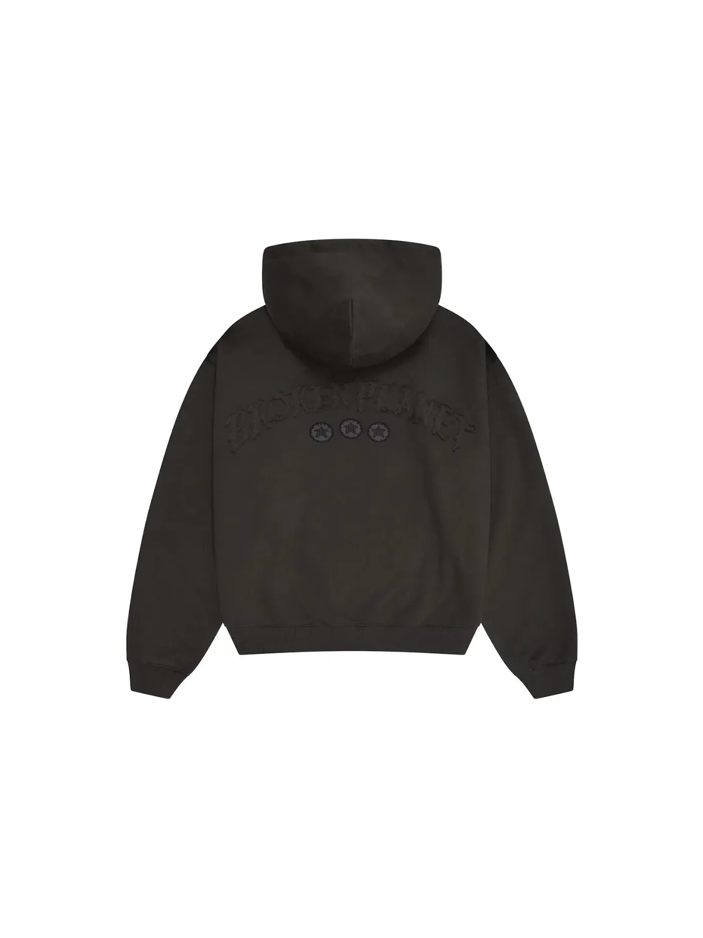 Мужской худи Broken Planet Hoodie — изображение 2 из 2, черный