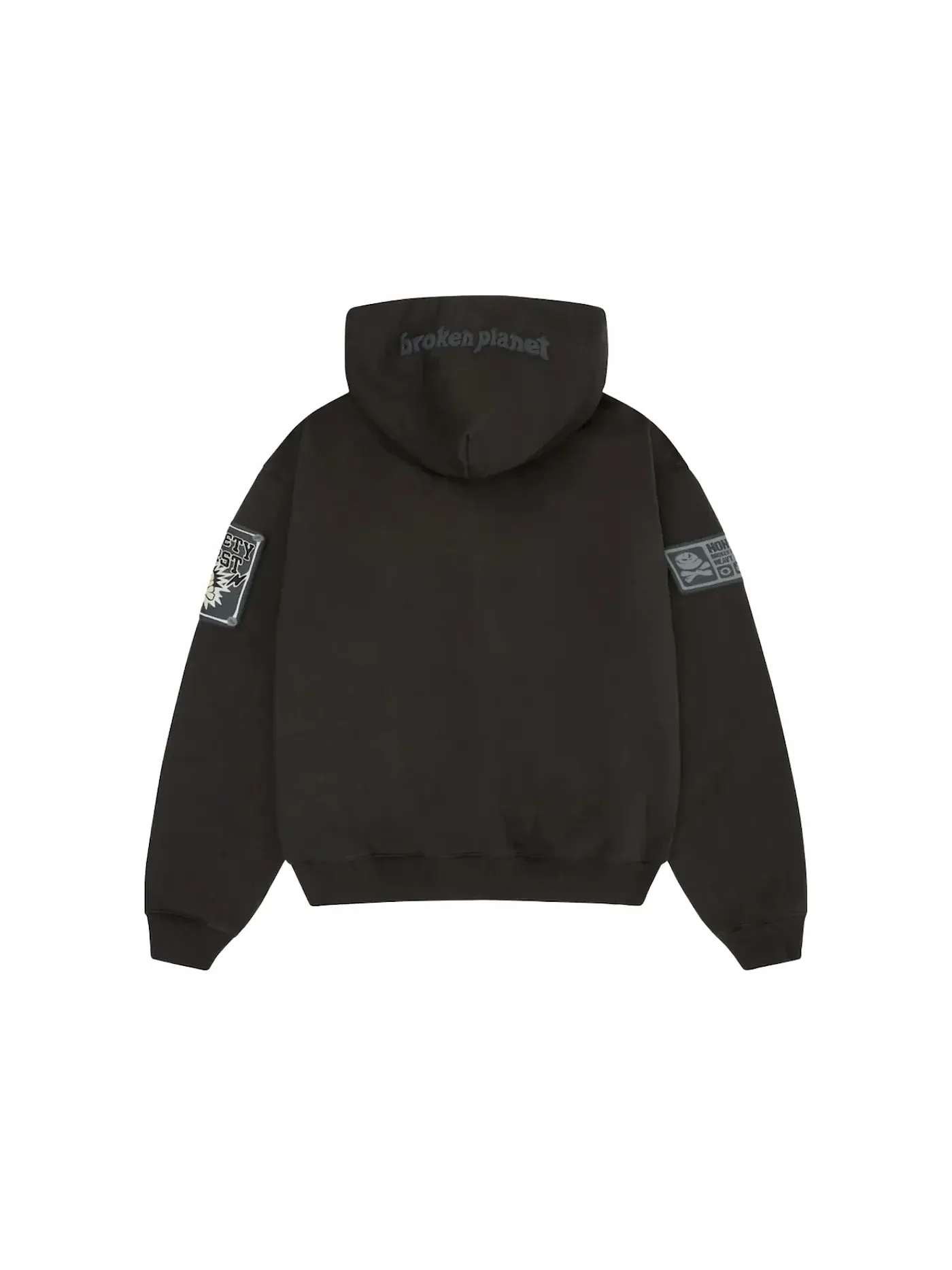 Мужская худи Broken Planet Hoodie — изображение 2 из 2, черный