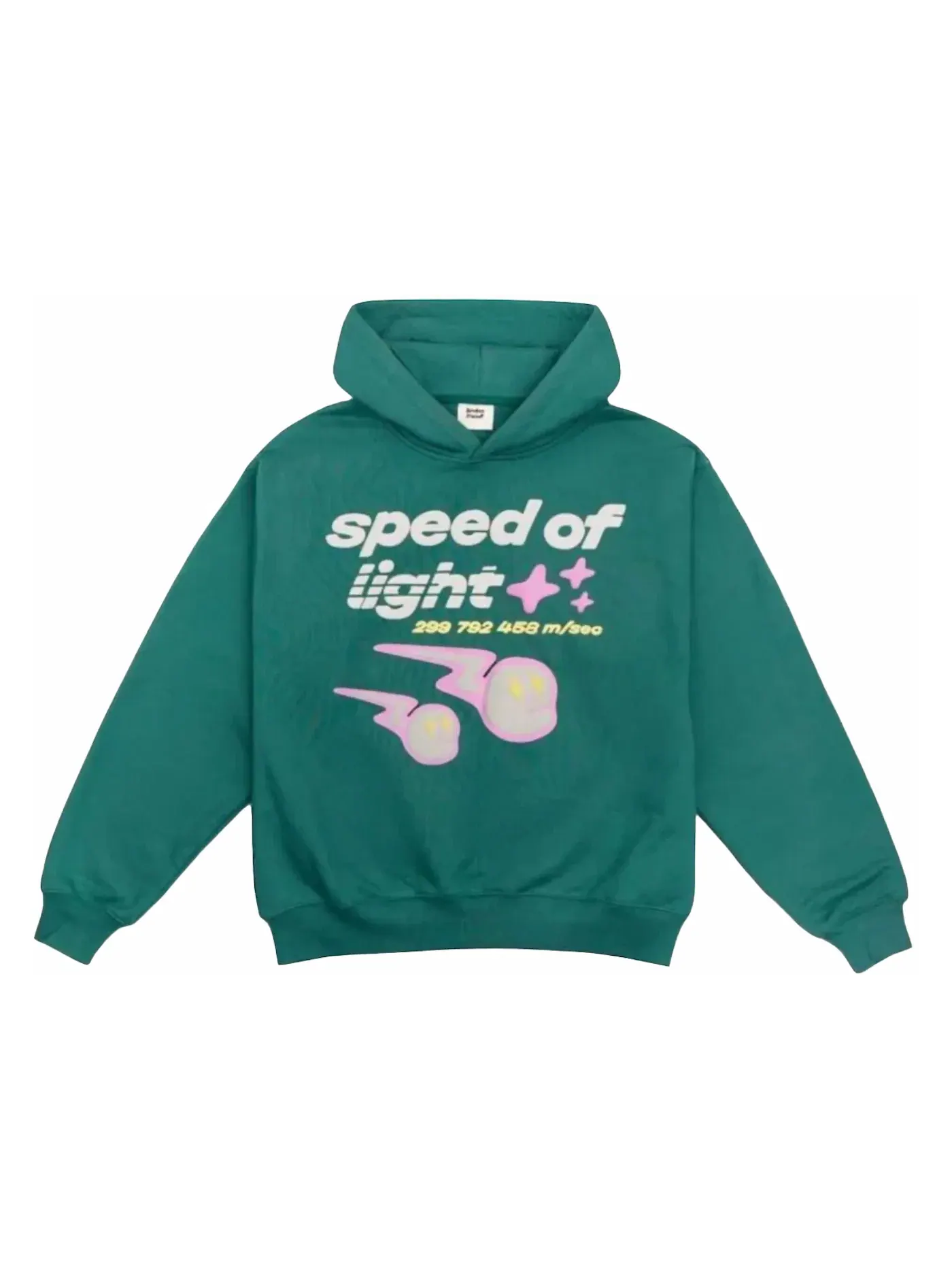 Мужская худи с принтом Broken Planet Speed Of Light