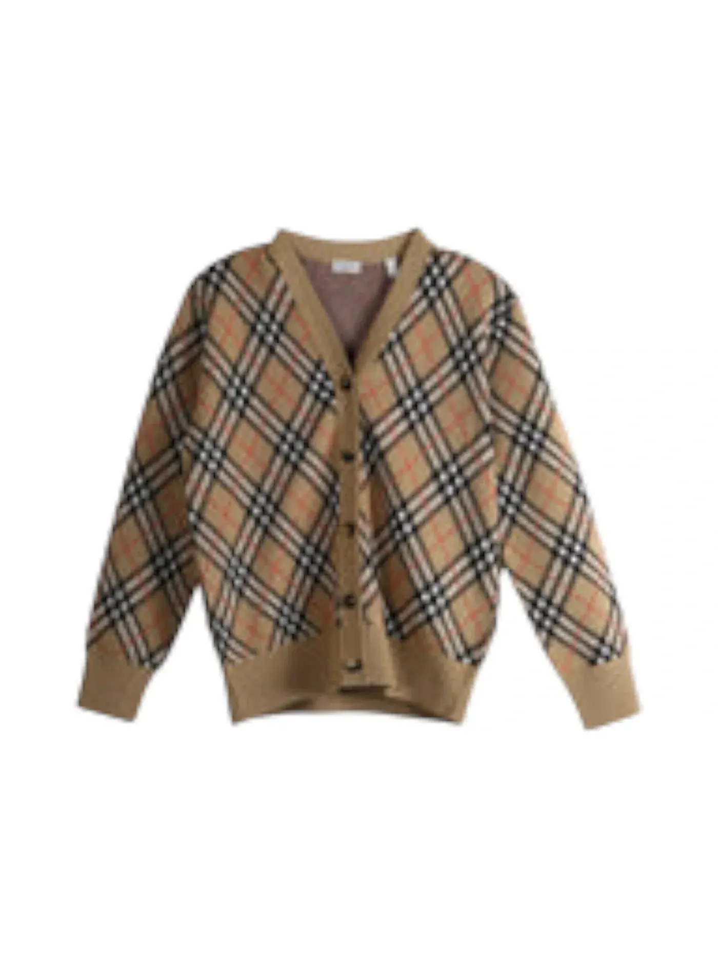 Женский топ с принтом Burberry Top — изображение 1 из 1, песочный/песочный
