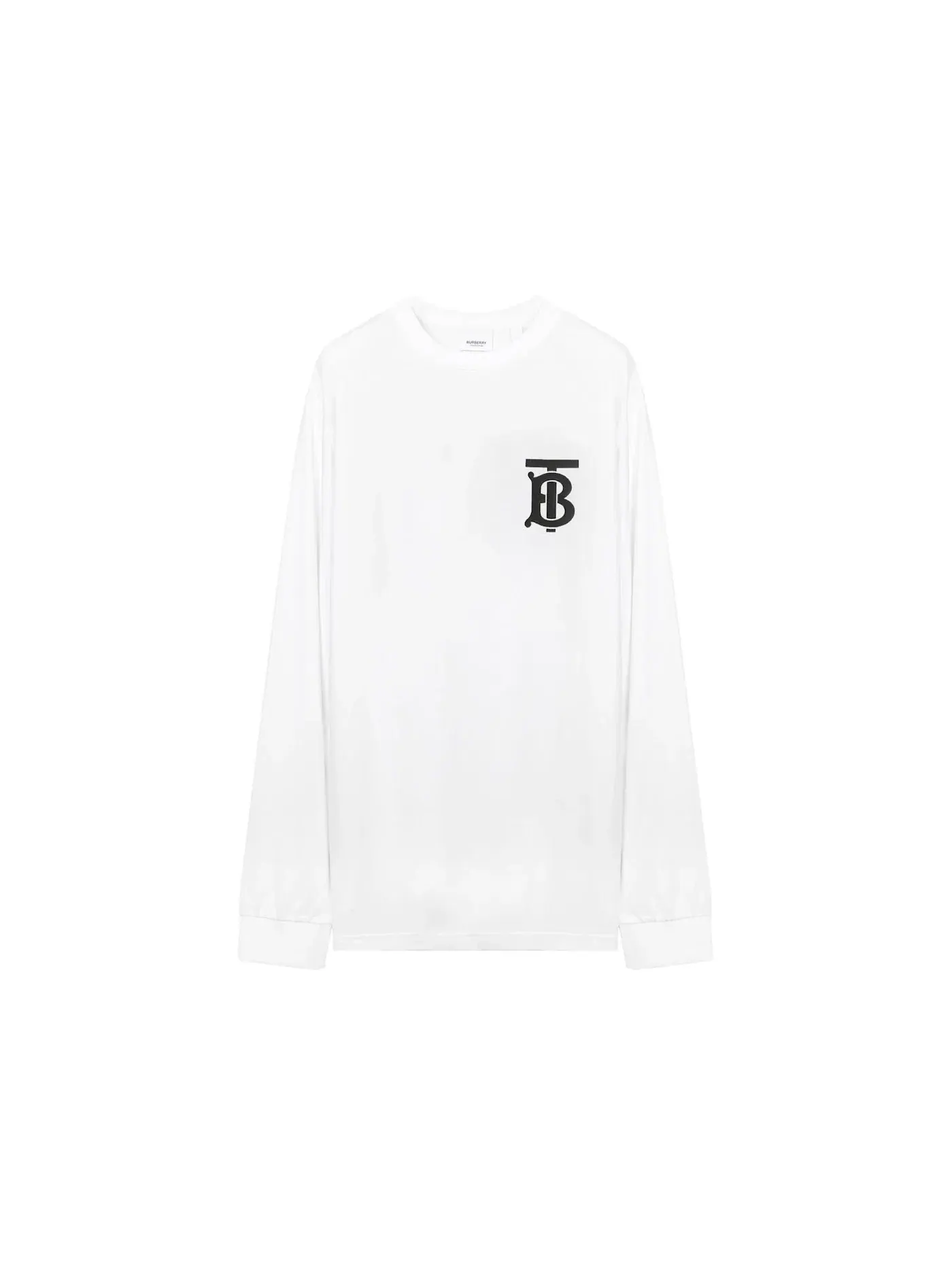 Мужская футболка с длинным рукавом Burberry Monogram Motif L/S T-shirt — изображение 1 из 1, белый