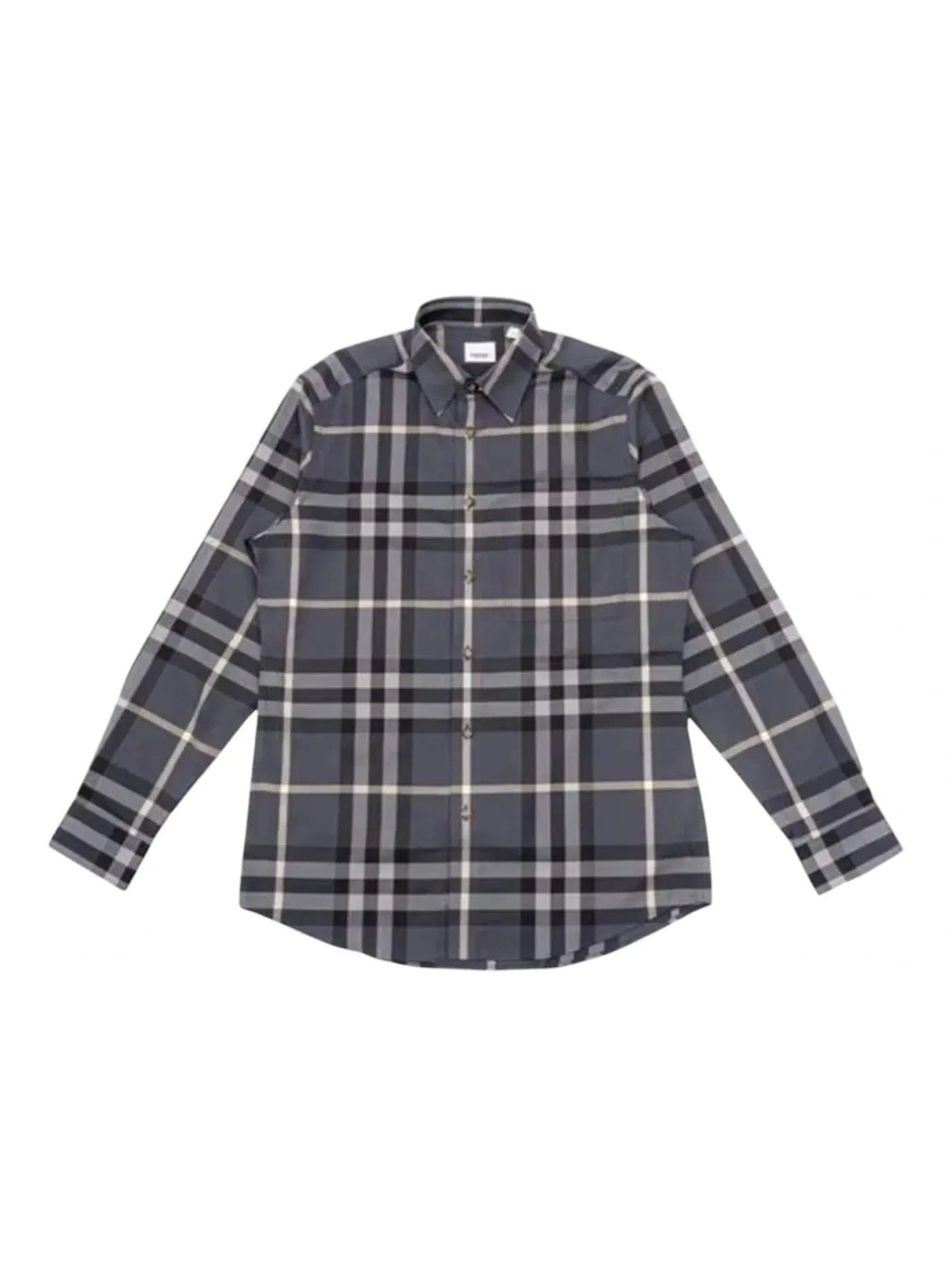 Мужская рубашка Burberry Shirt — изображение 1 из 1, серый