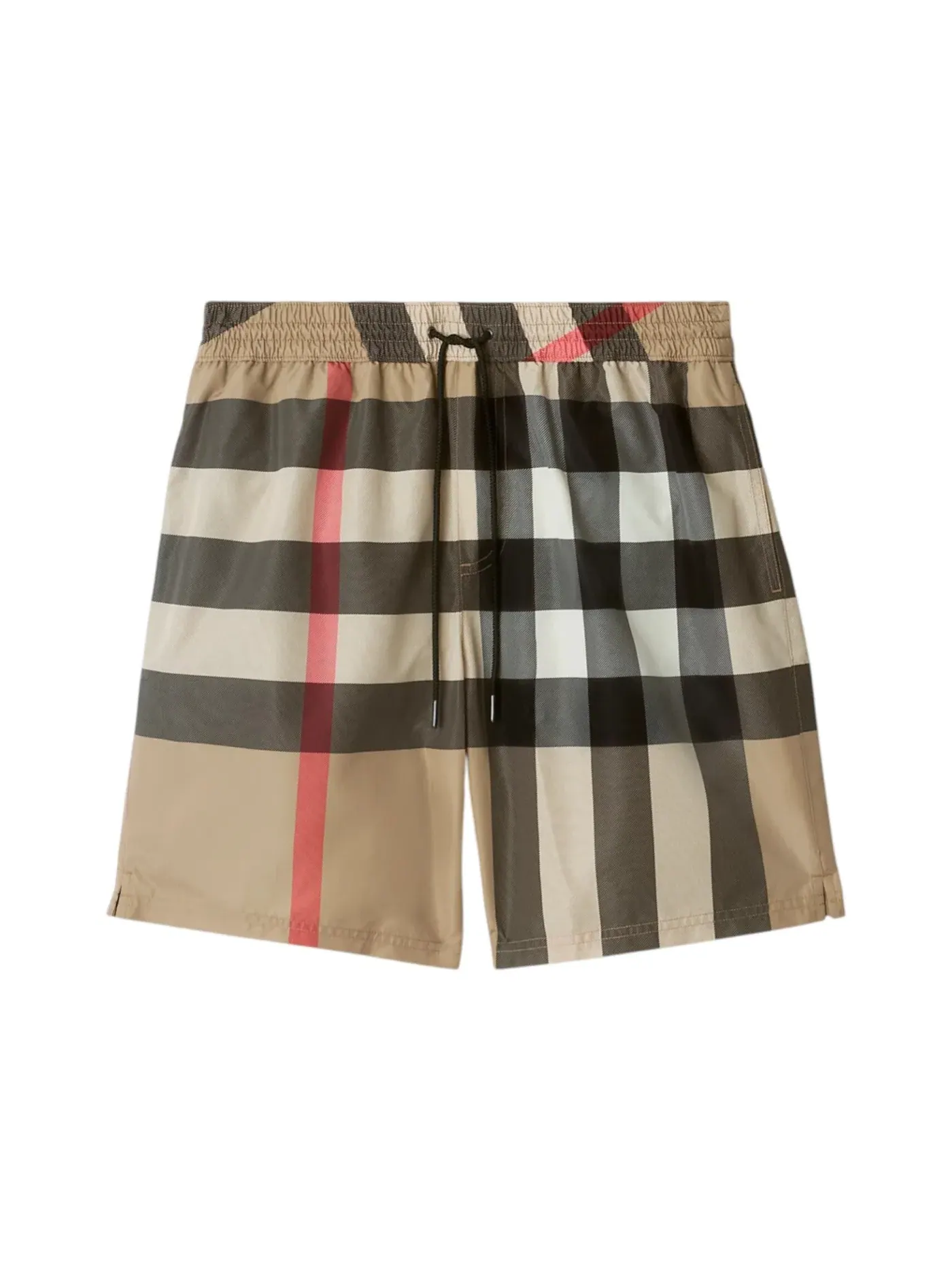 Мужские плавки с принтом Shorts Burberry — изображение 1 из 1, бежевый