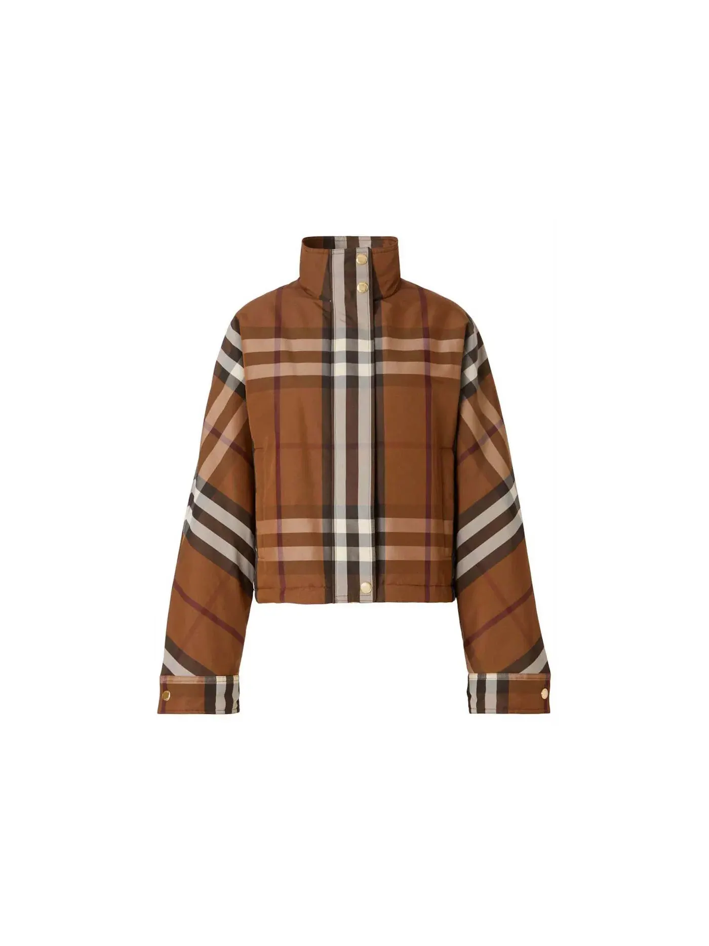 Женский жакет с воротником-хомутом Burberry — изображение 1 из 1, коричневый