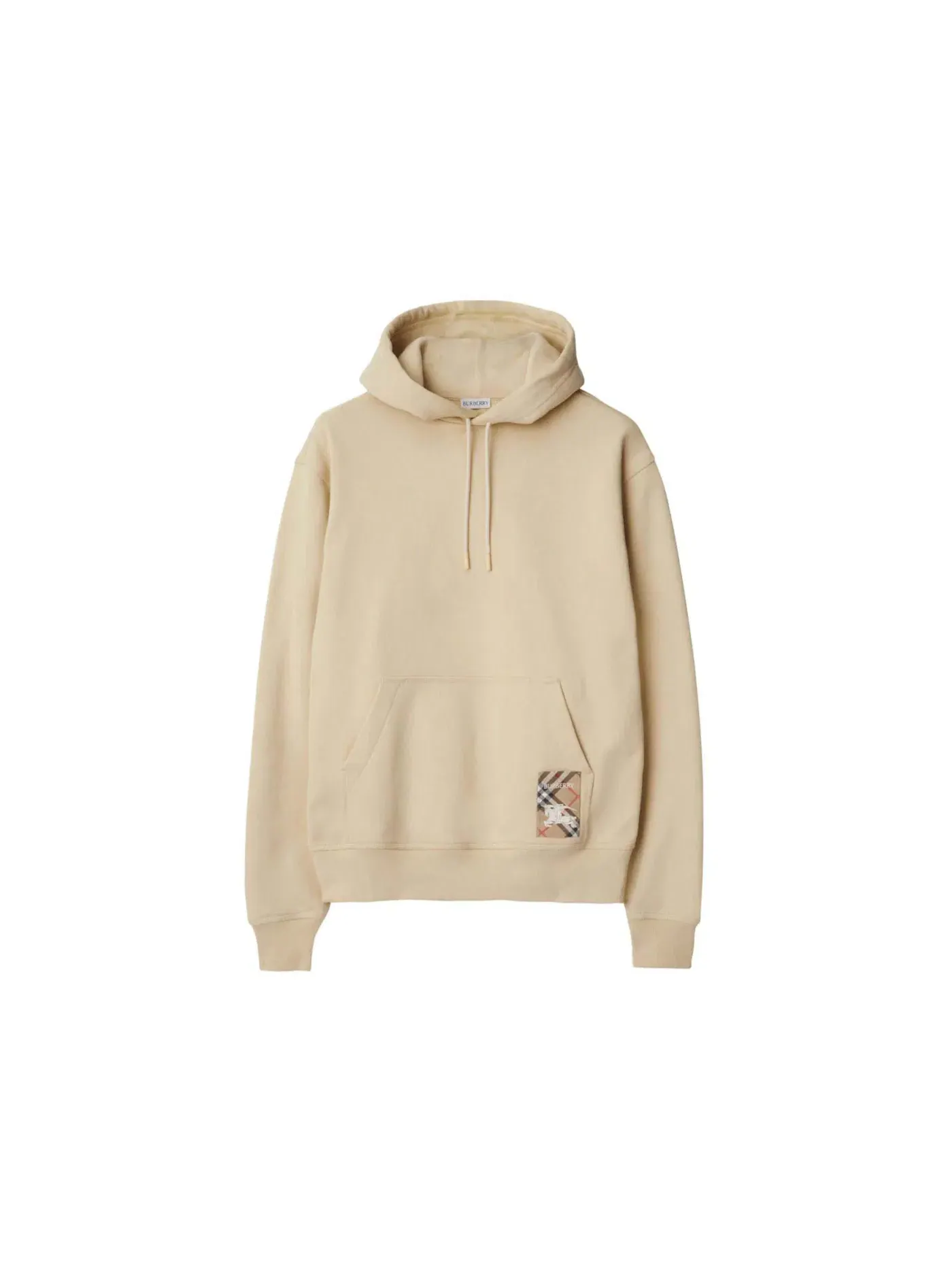 Мужской худи хлопковый Burberry Hoodie — изображение 1 из 1, коричневый