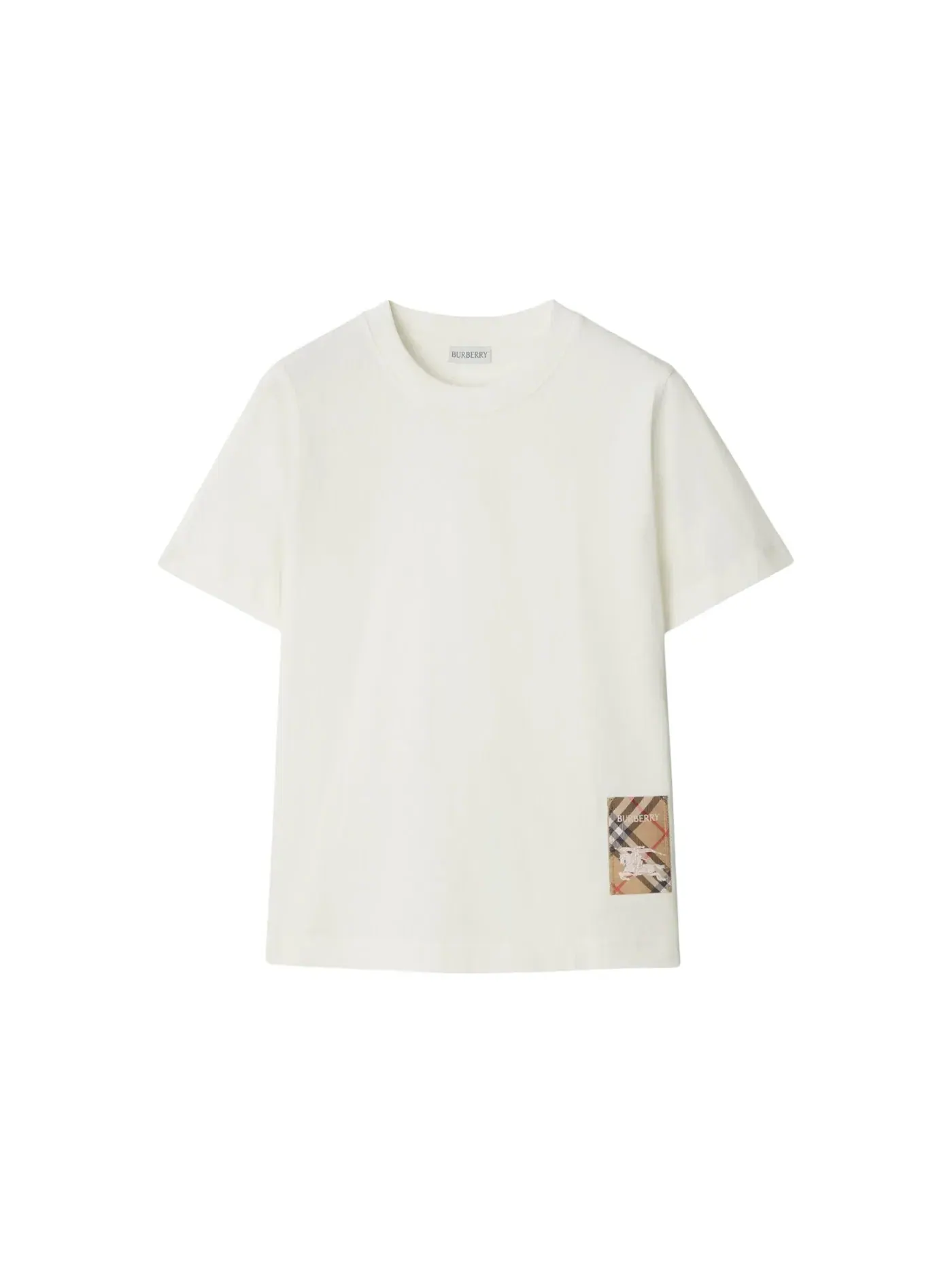 Женская футболка с принтом Burberry T-shirt — изображение 1 из 1, мел