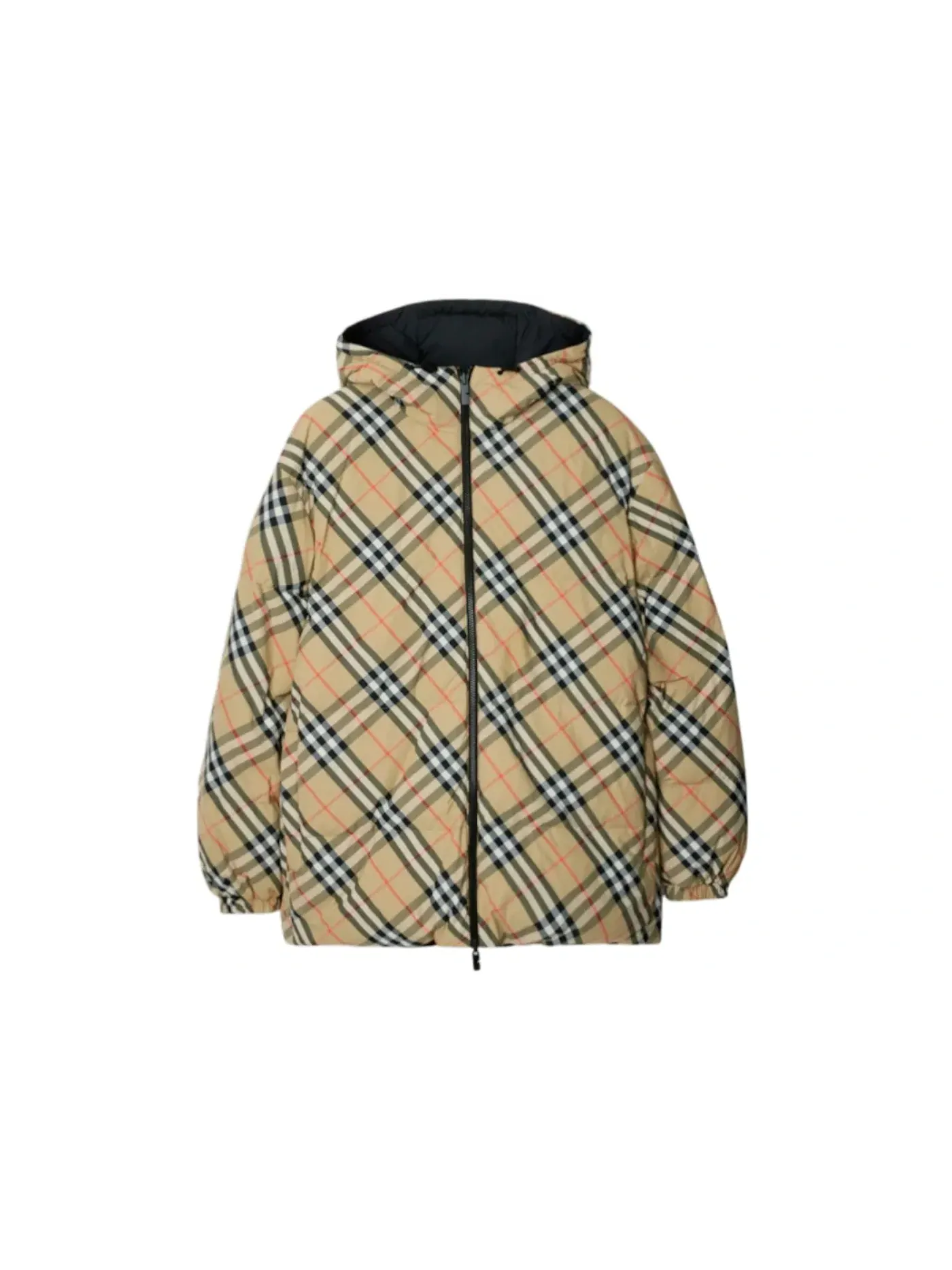 Мужская куртка-пуховик с принтом Burberry — изображение 1 из 1, мульти