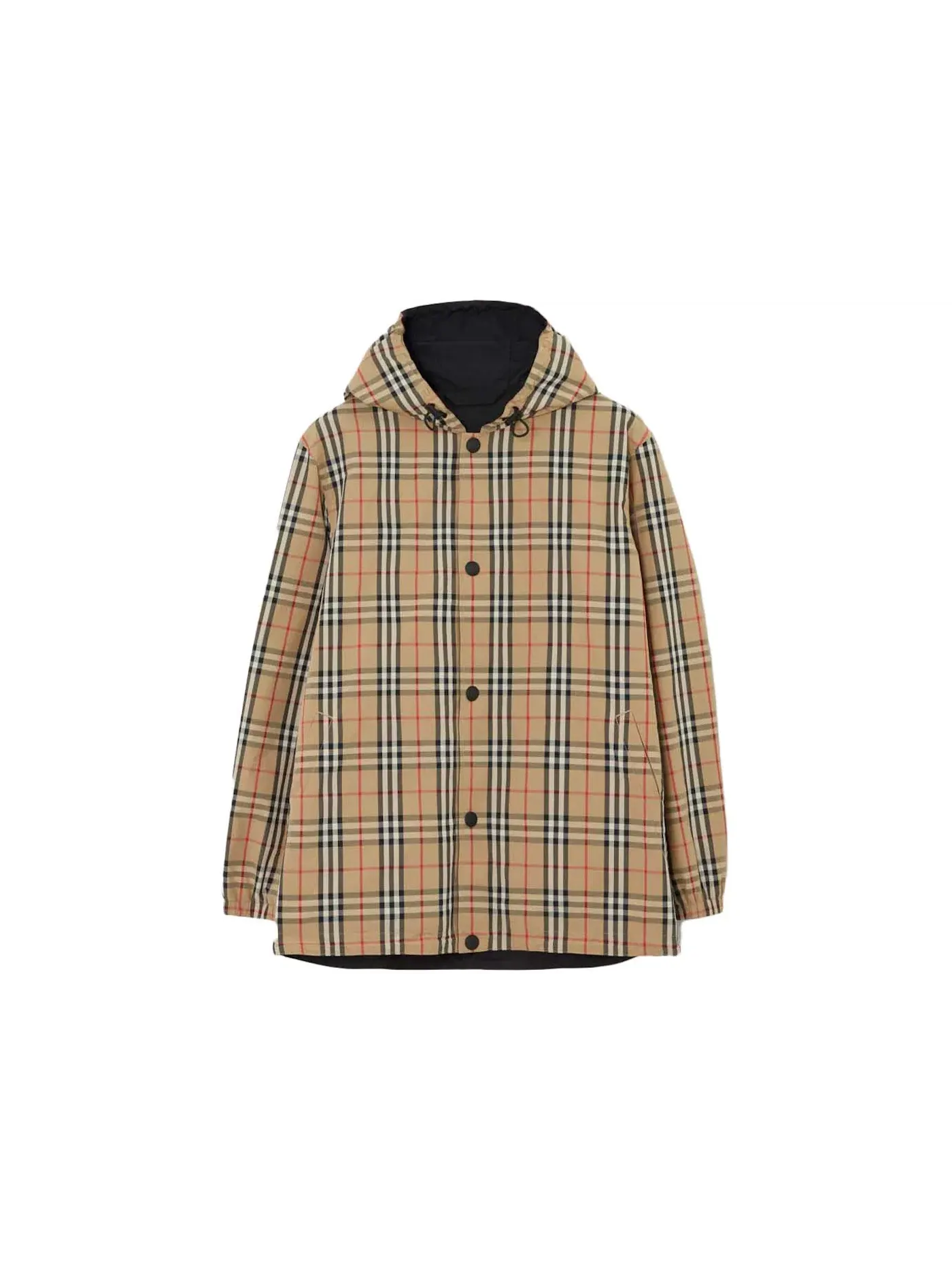 Мужская куртка с принтом Burberry — изображение 2 из 2, черный/бежевый